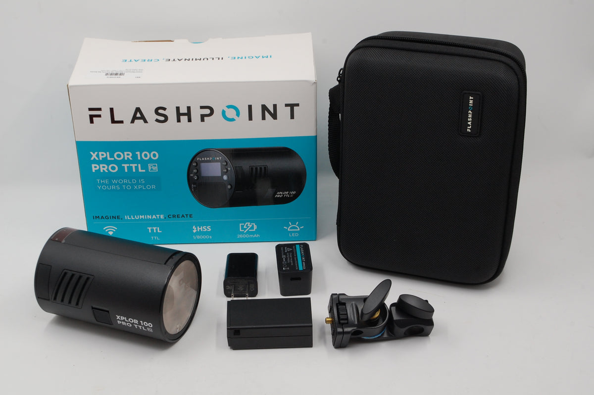 Used Flashpoint XPLOR 100 Pro TTL R2 Strobe