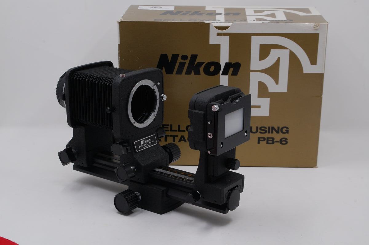 USED Nikon Bellows PB-6 w/Slide Copying Adapter PS-6