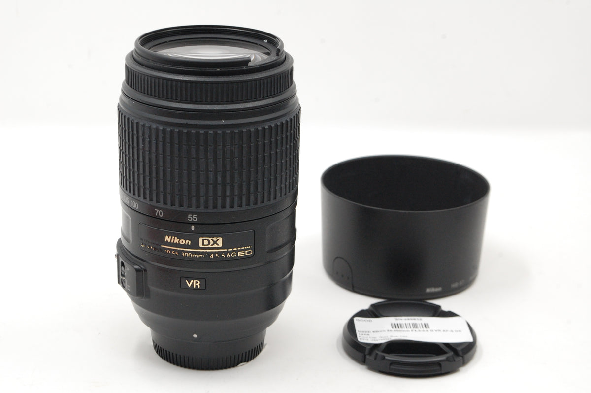 USED Nikon 55-300mm F4.5-5.6 G VR AF-S DX Lens