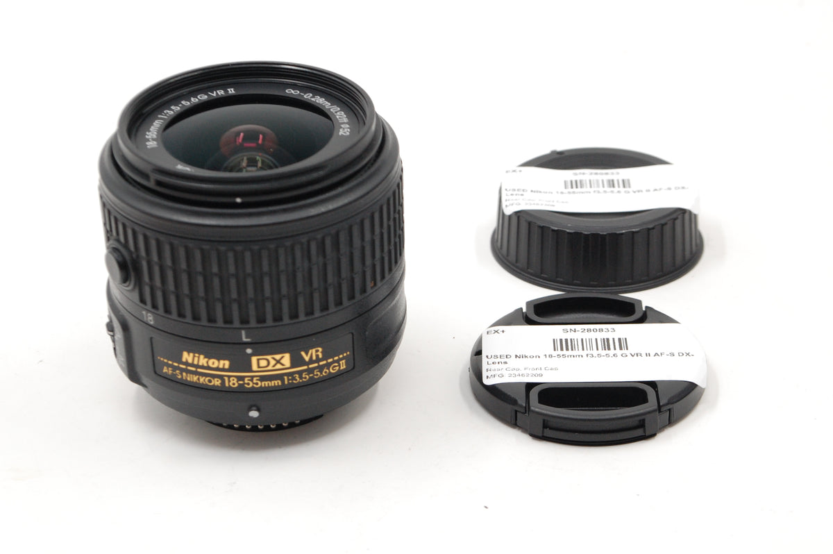 USED Nikon 18-55mm f3.5-5.6 G VR II AF-S DX Lens