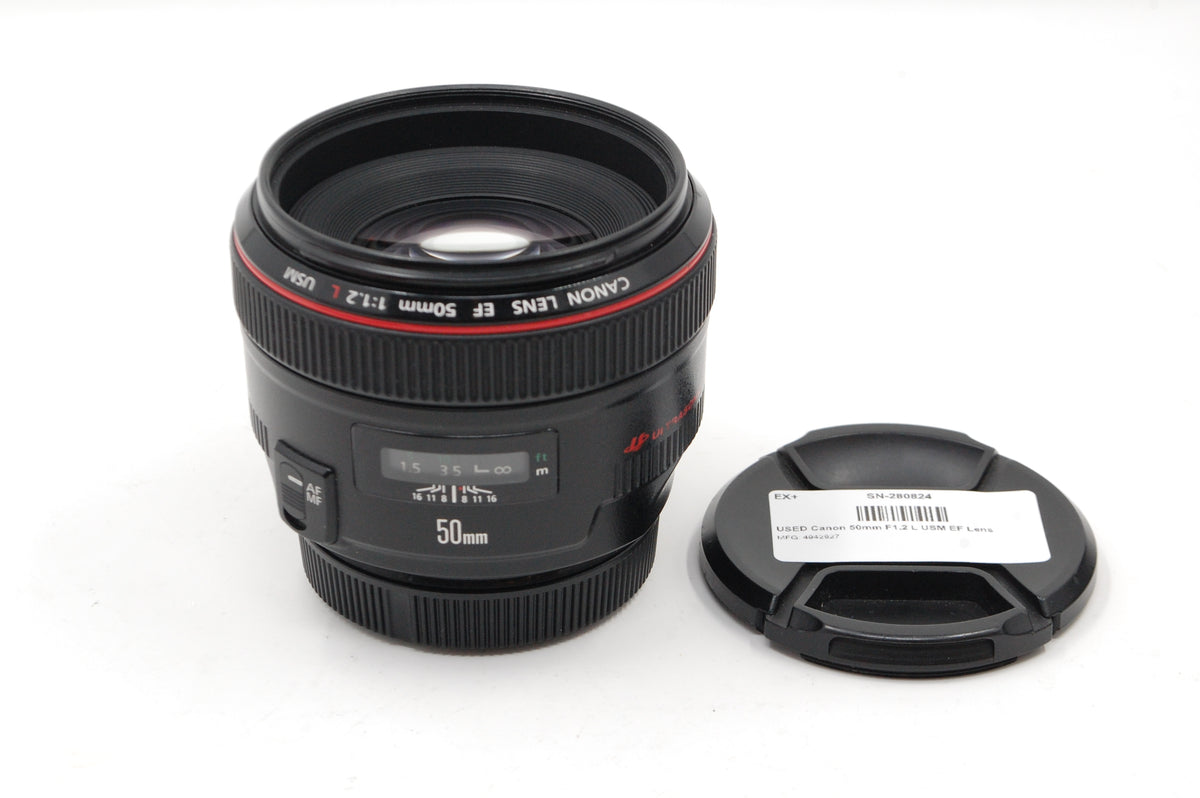 USED Canon 50mm F1.2 L USM EF Lens