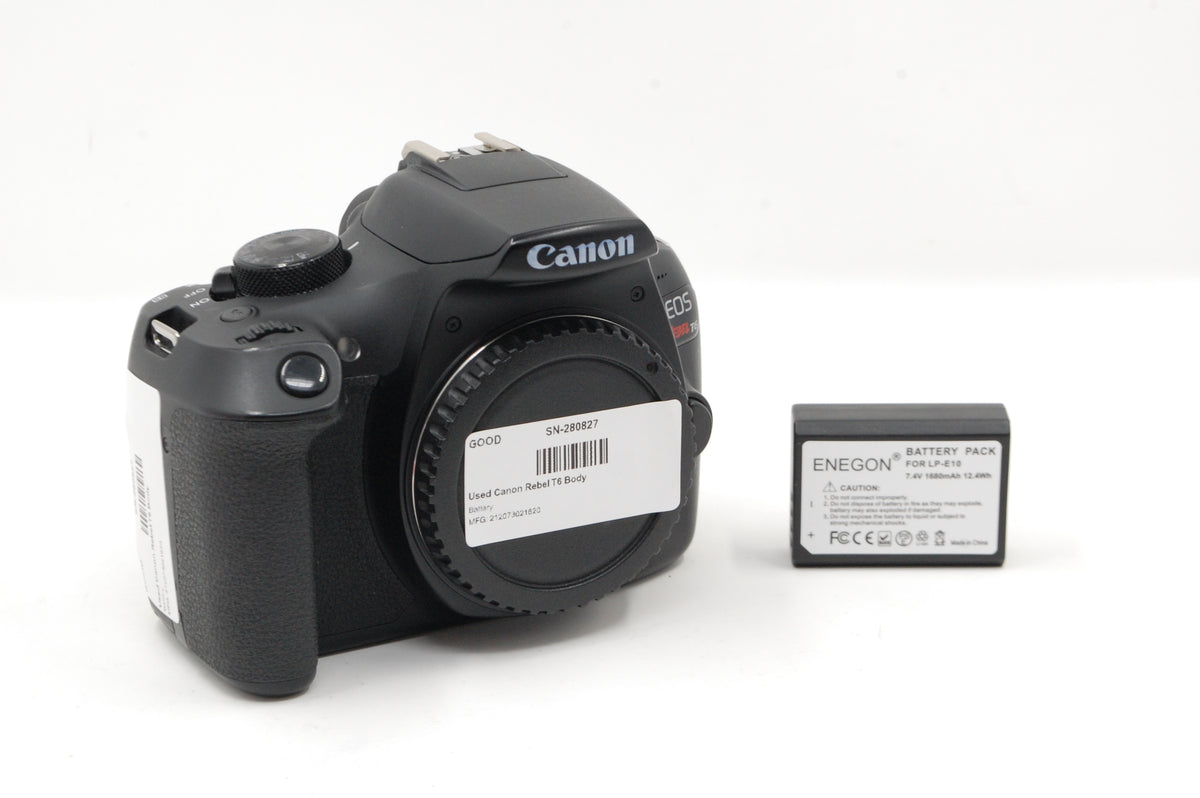 Used Canon Rebel T6 Body