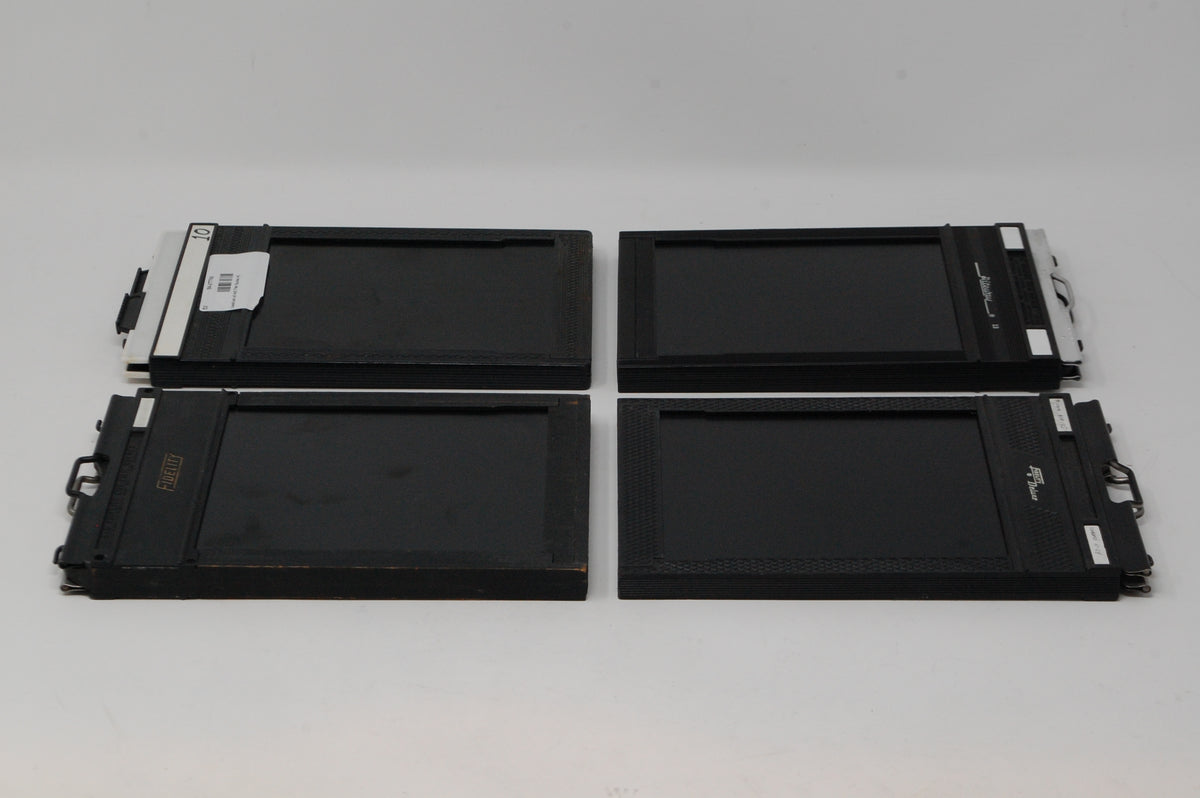 Used set of 4x5 Film Backs (4)