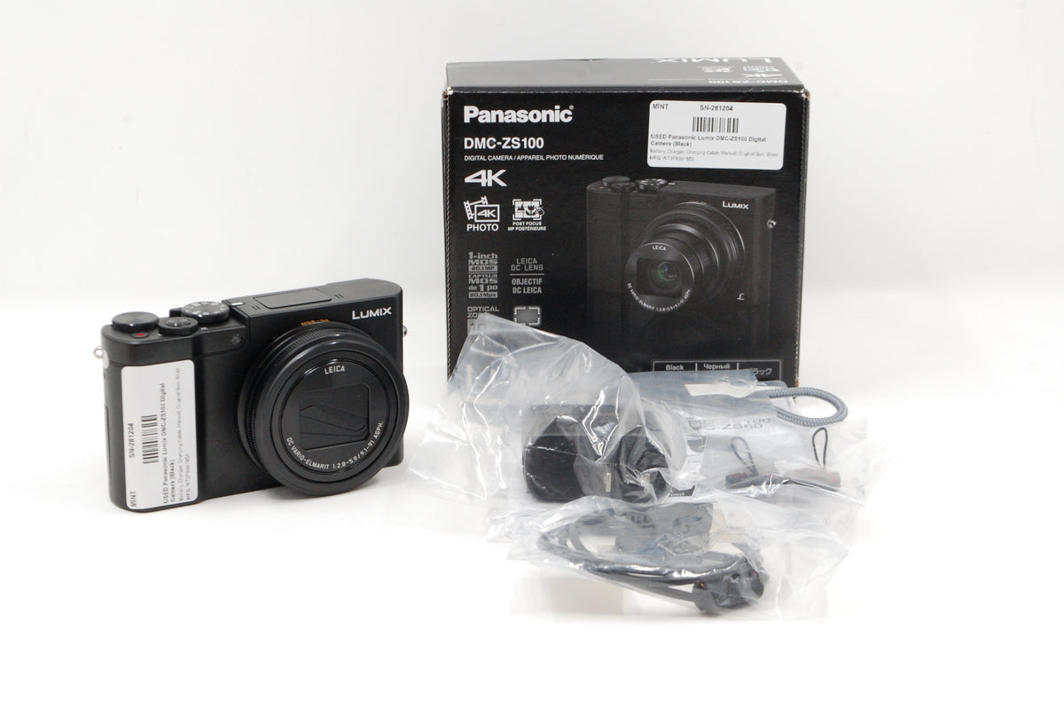 USED Panasonic Lumix DMC-ZS100 Digital Camera (Black)