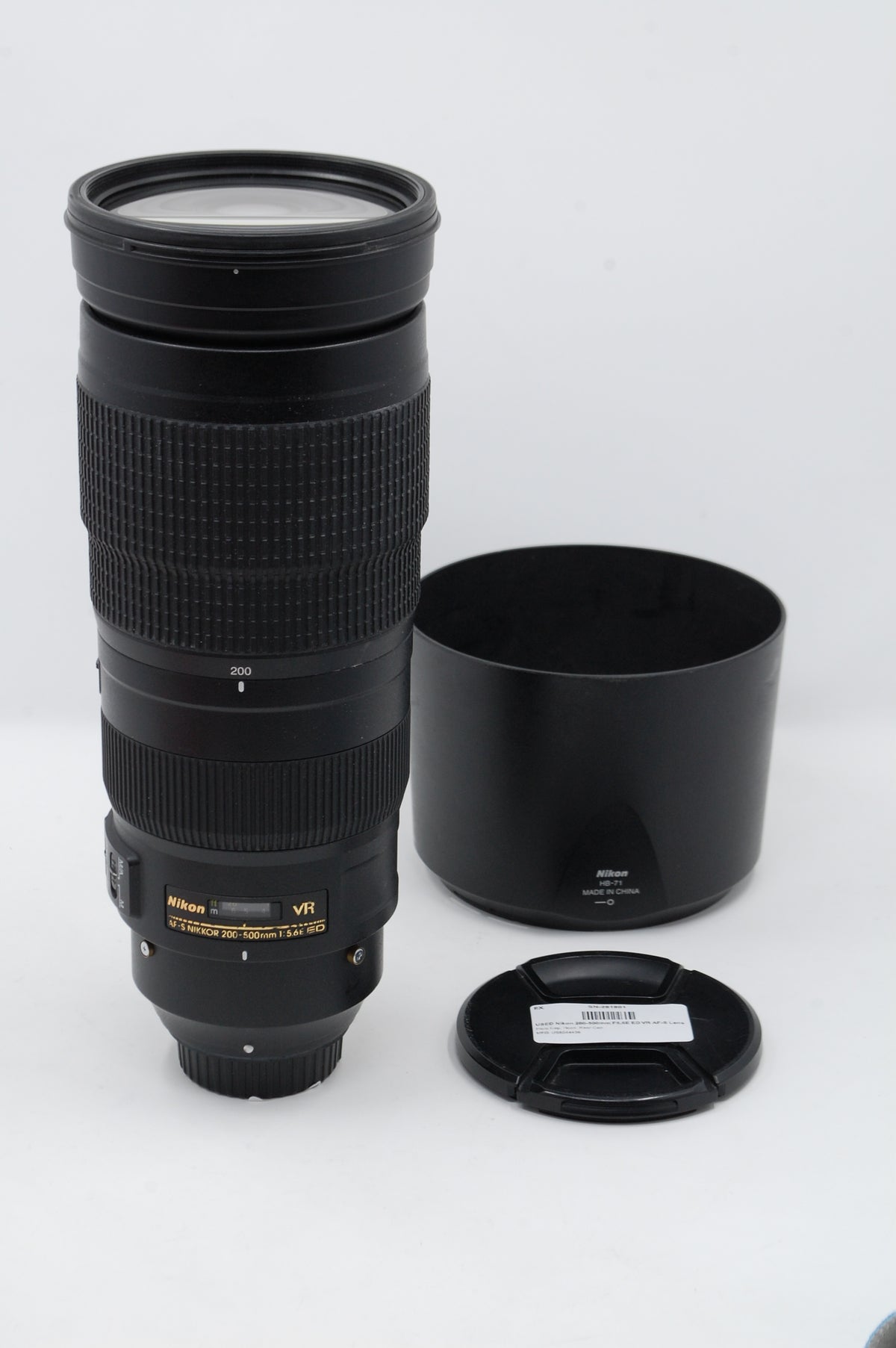 USED Nikon 200-500mm F5.6E ED VR AF-S Lens