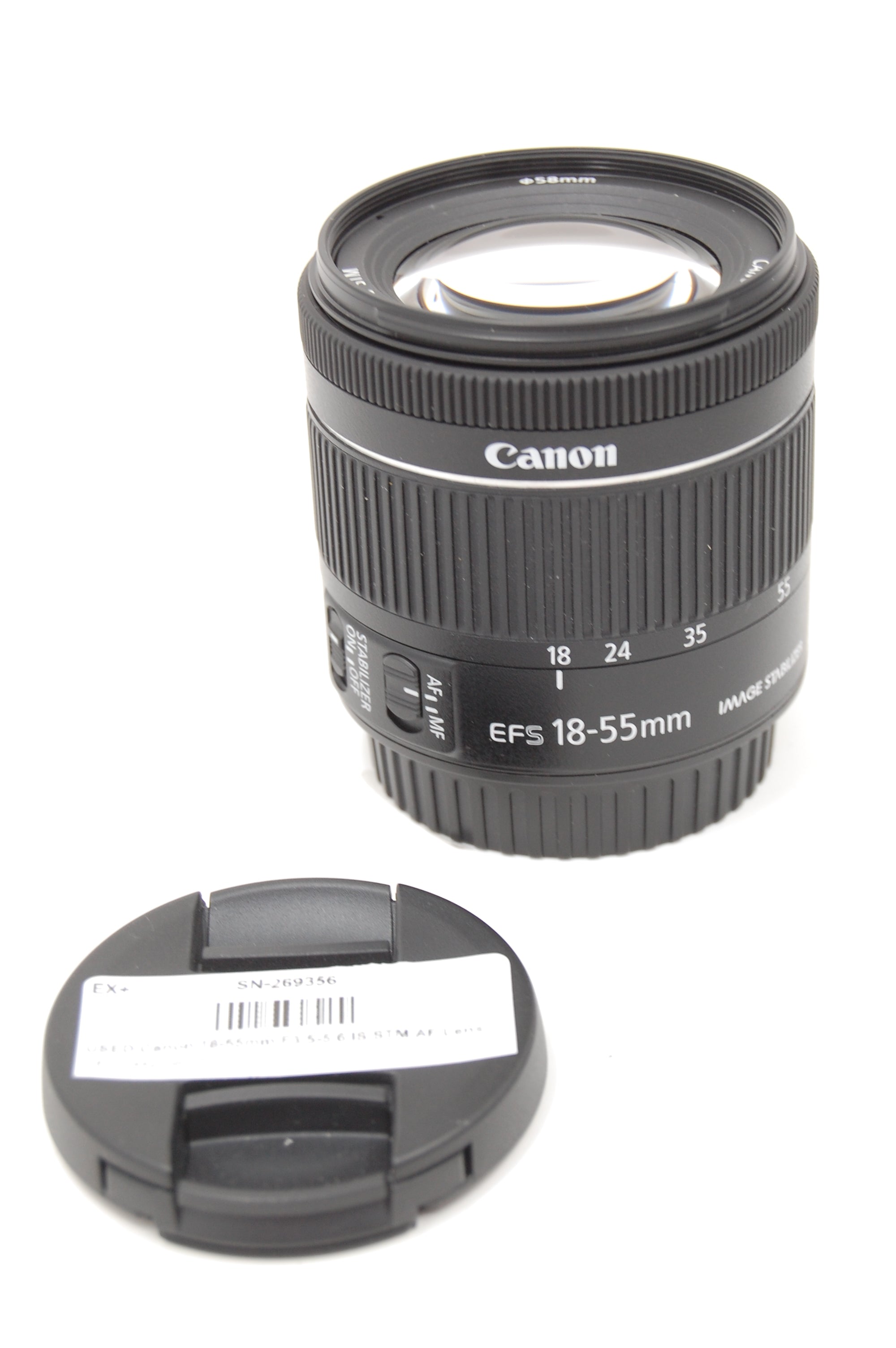 USED Canon 18-55mm F3.5-5.6 IS STM AF Lens