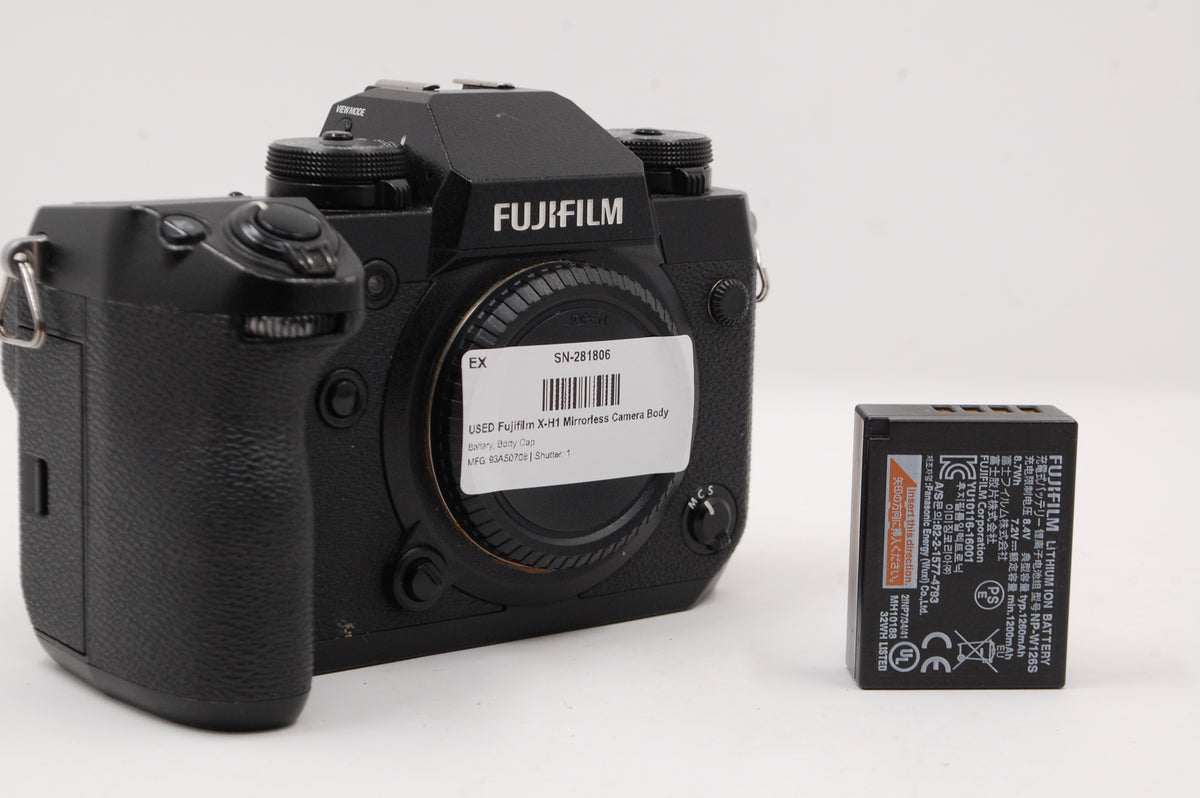 USED Fujifilm X-H1 Mirrorless Camera Body