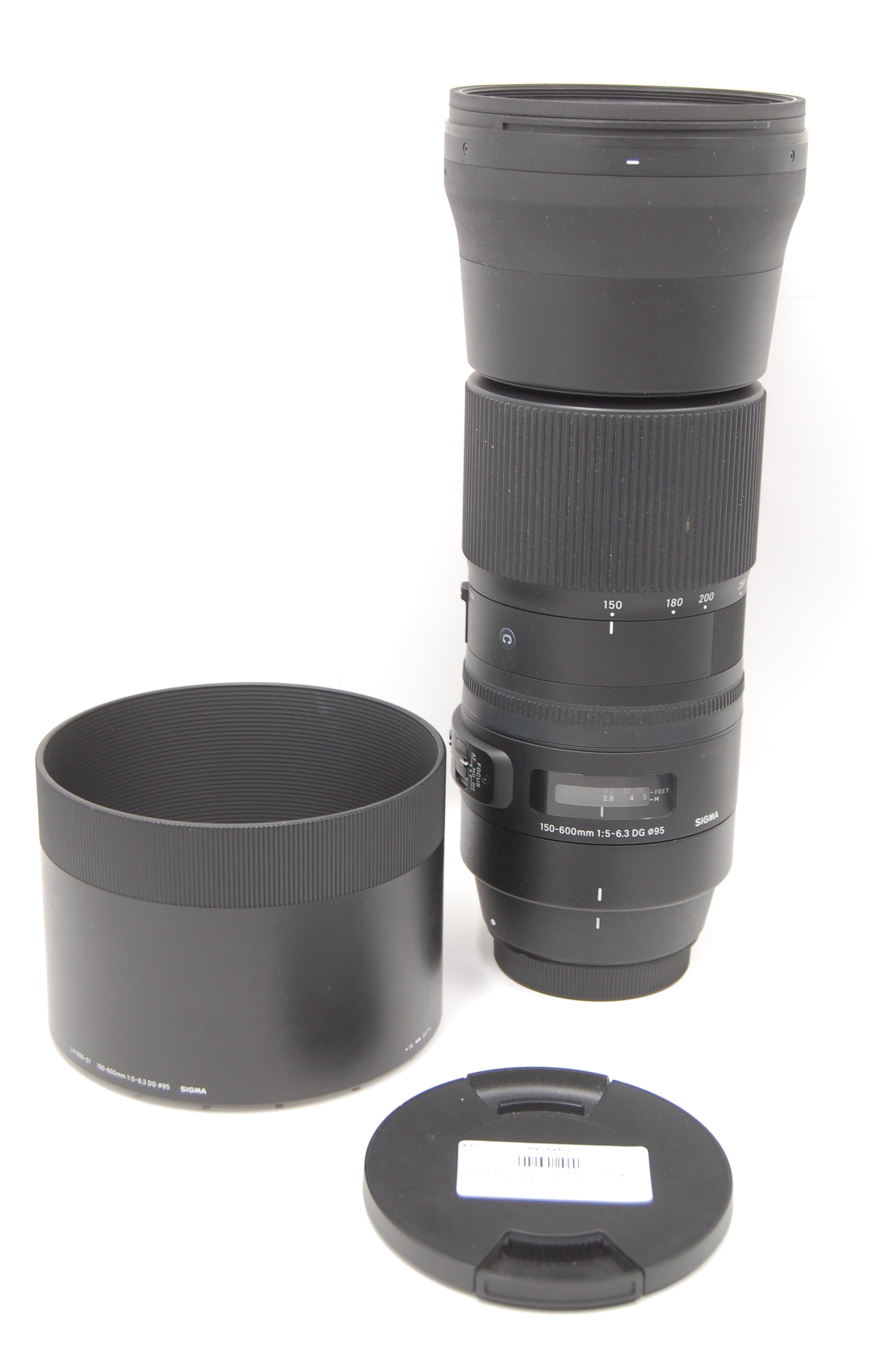 USED Sigma 150-600mm f/5-6.3 DG OS HSM Contemporary Lens for Canon EF