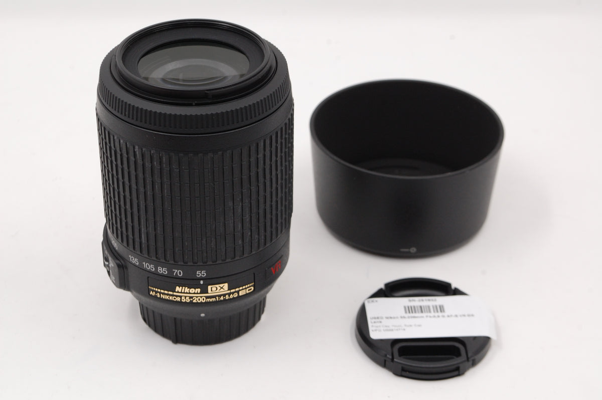 USED Nikon 55-200mm F4-5.6 G AF-S VR DX Lens