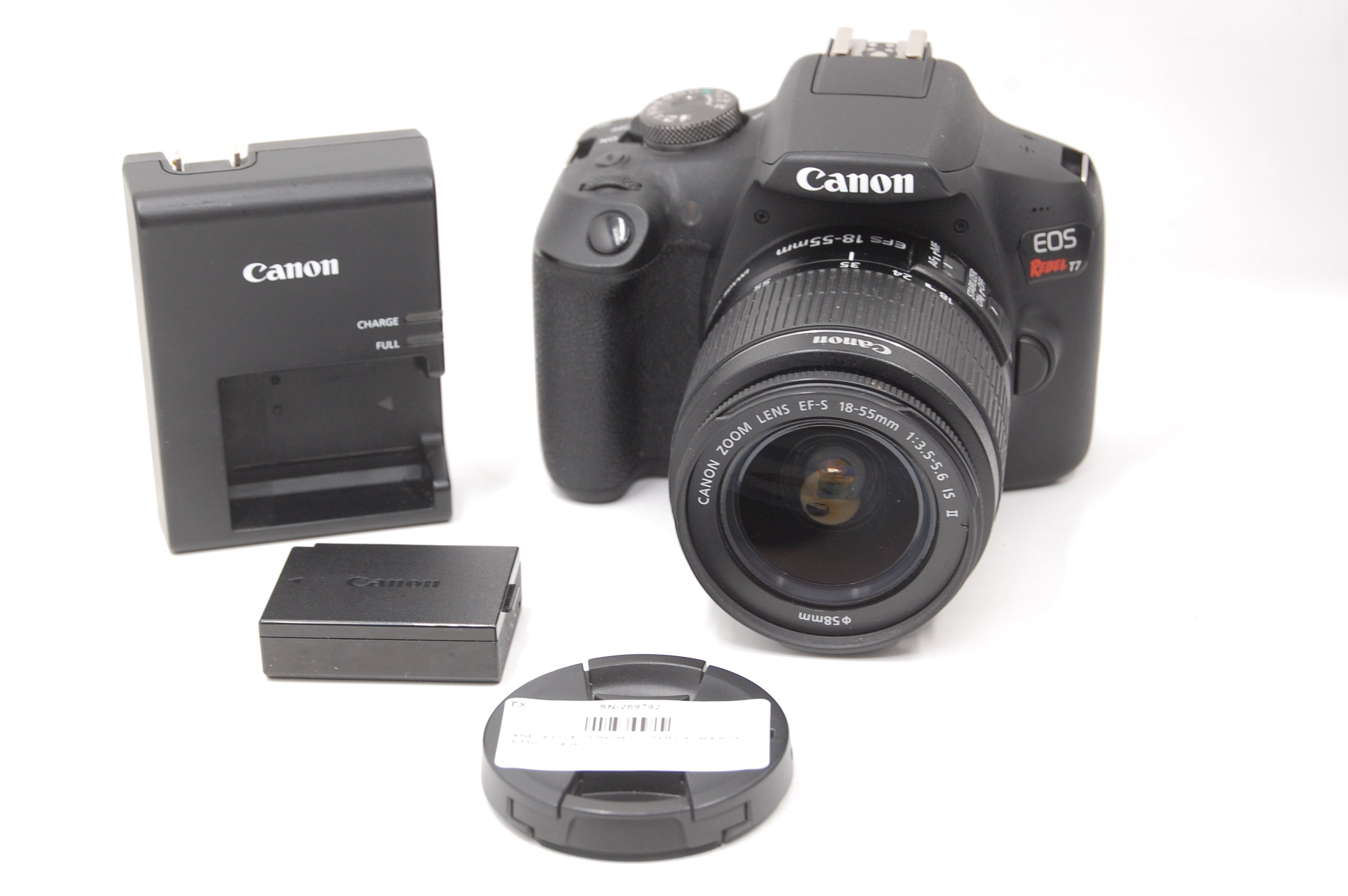 Used Canon EOS Rebel T7 DSLR Camera with 18-55mm Lens