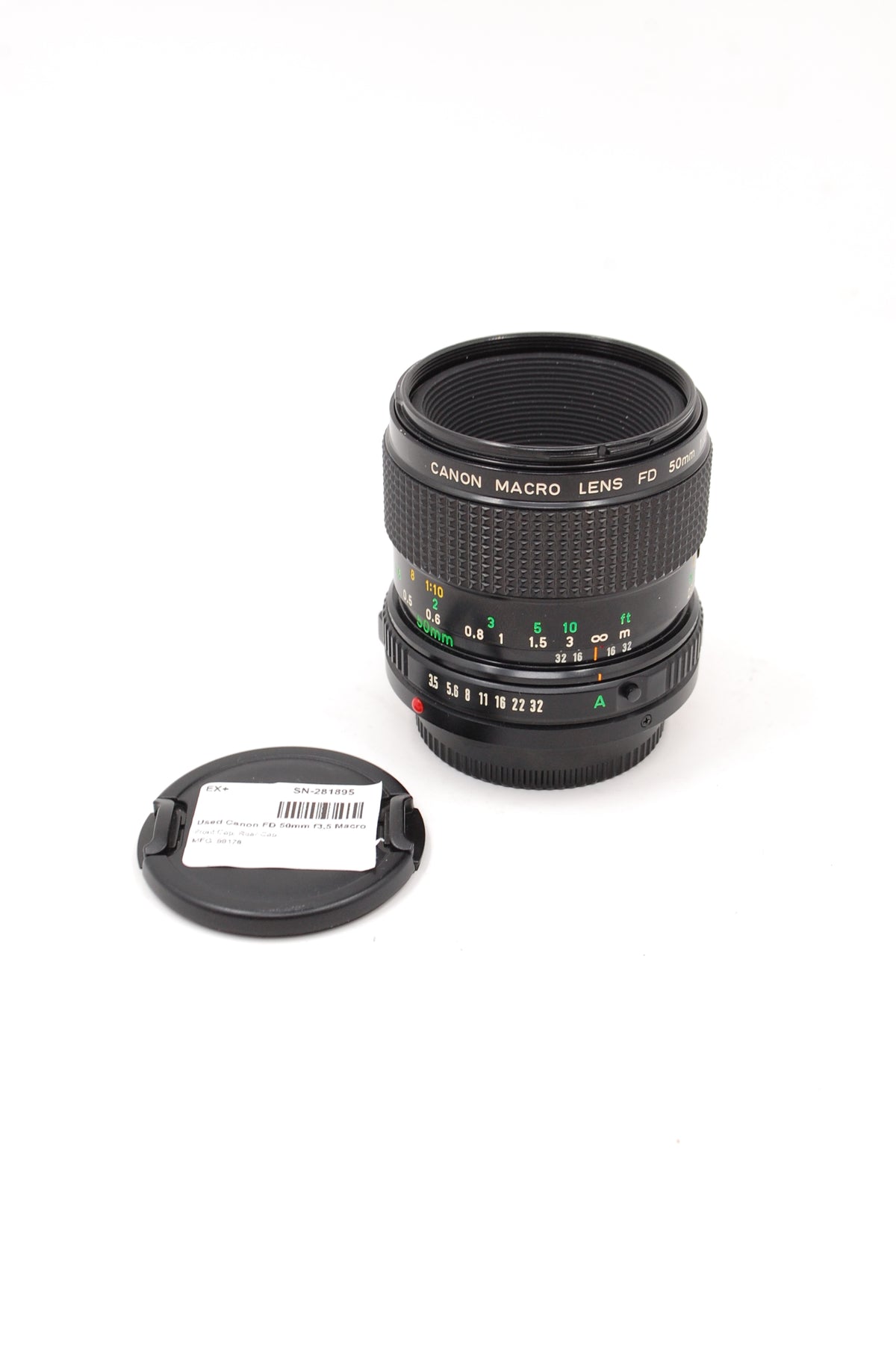 Used Canon FD 50mm f3.5 Macro