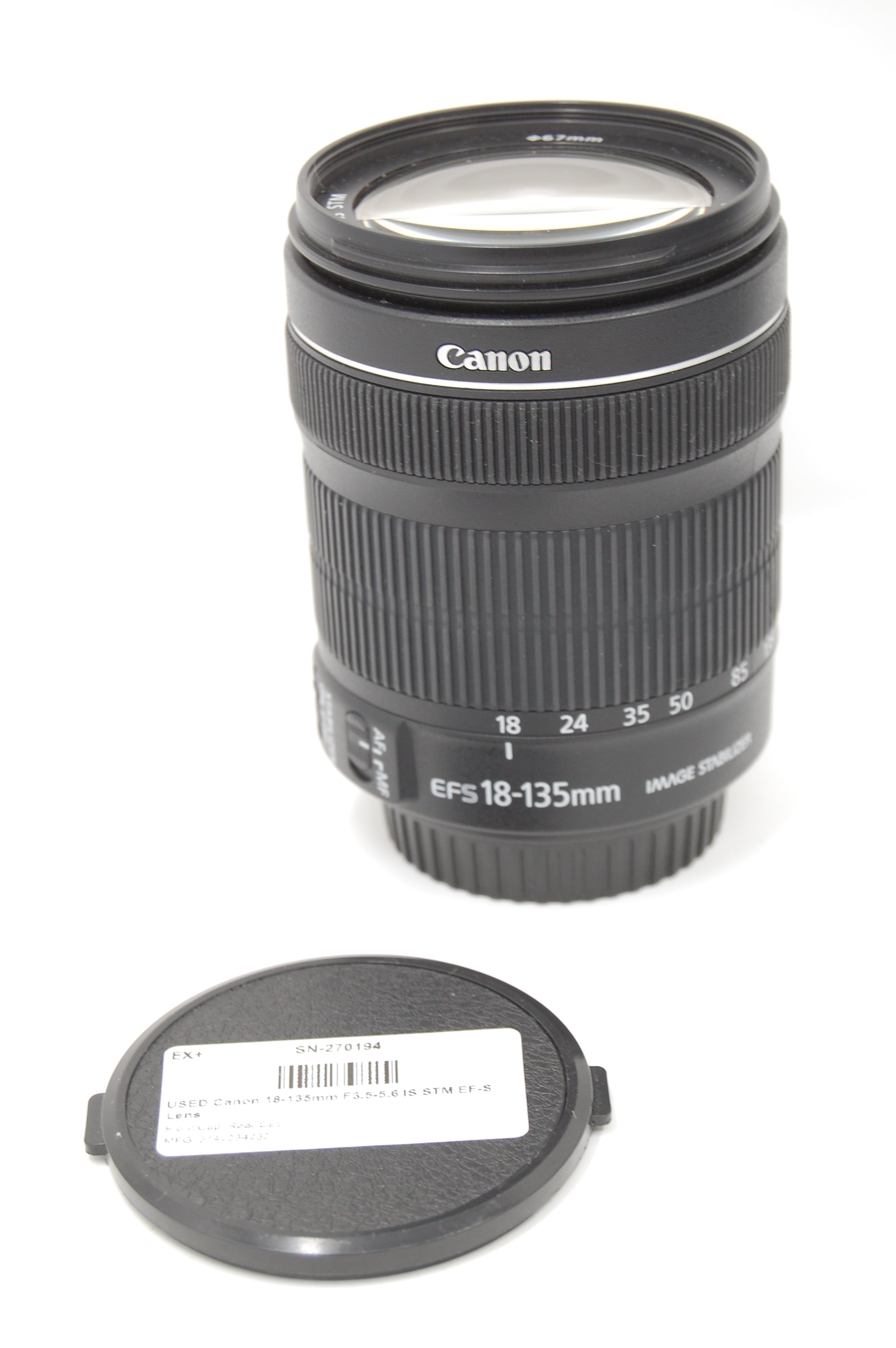 USED Canon 18-135mm F3.5-5.6 IS STM EF-S Lens