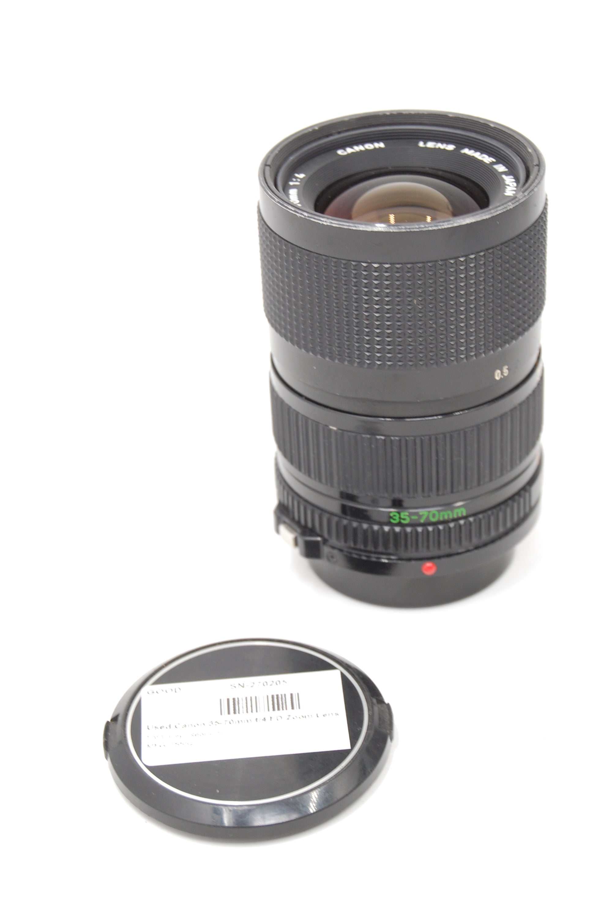 Used Canon 35-70mm f/4 FD Zoom Lens