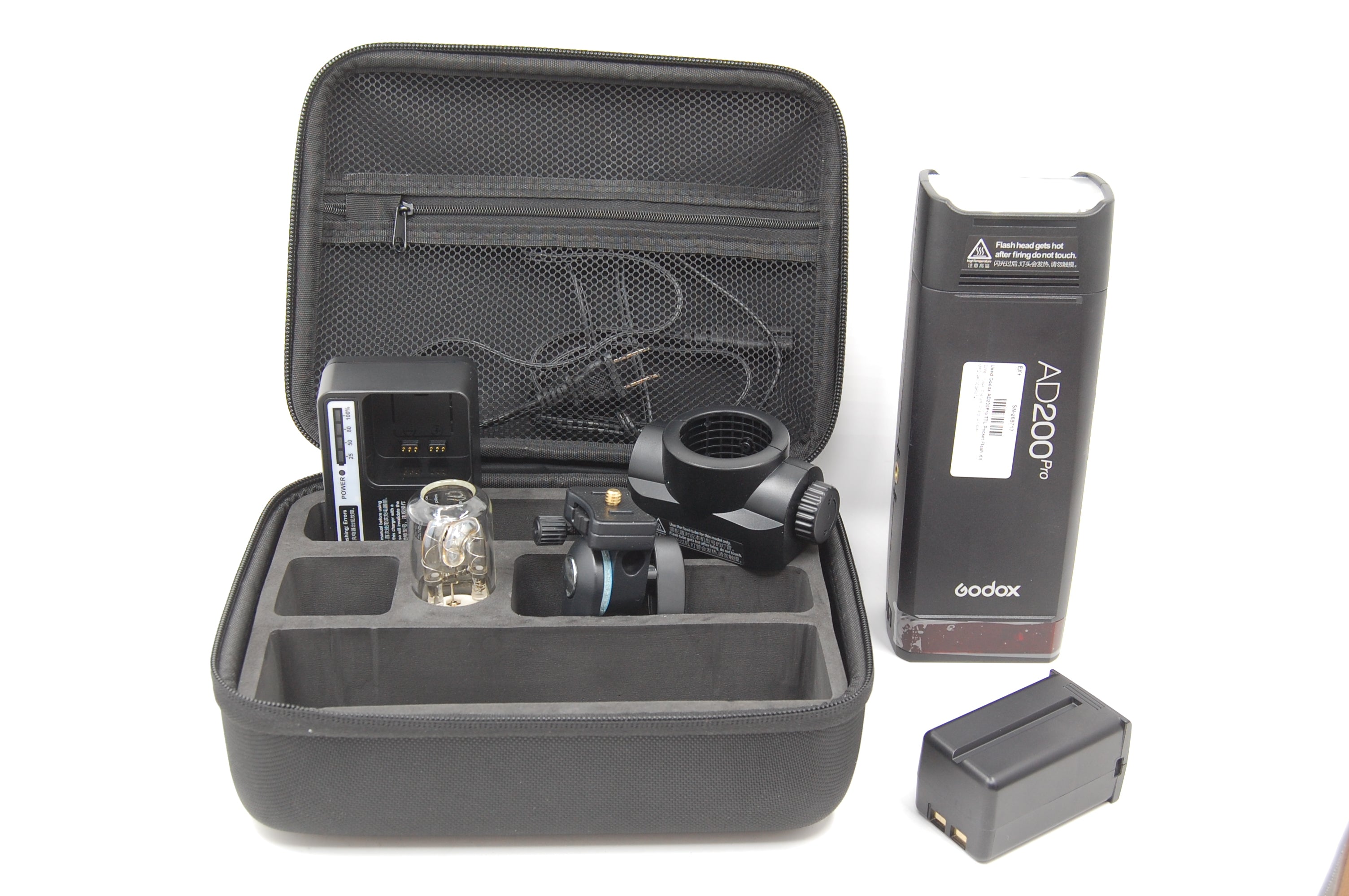Used Godox AD200Pro TTL Pocket Flash Kit