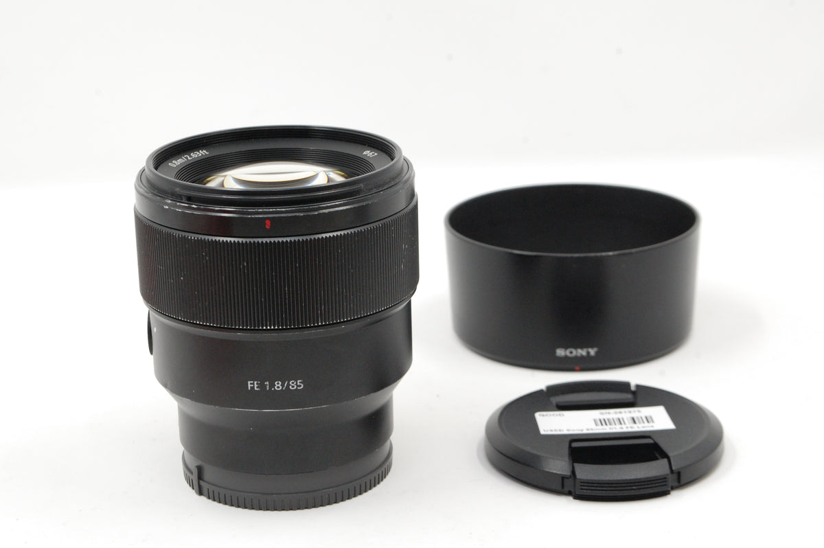 USED Sony 85mm f/1.8 FE Lens