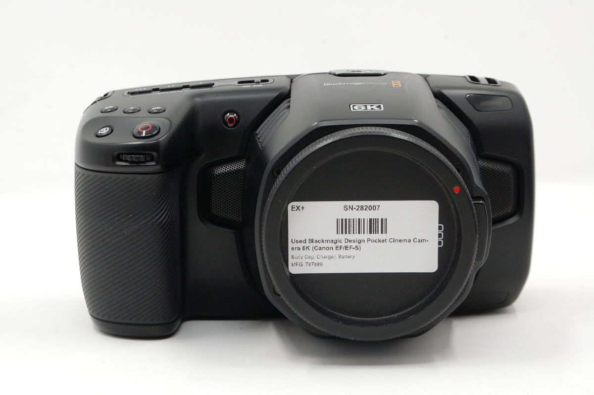 Used Blackmagic Design Pocket Cinema Camera 6K (Canon EF/EF-S)