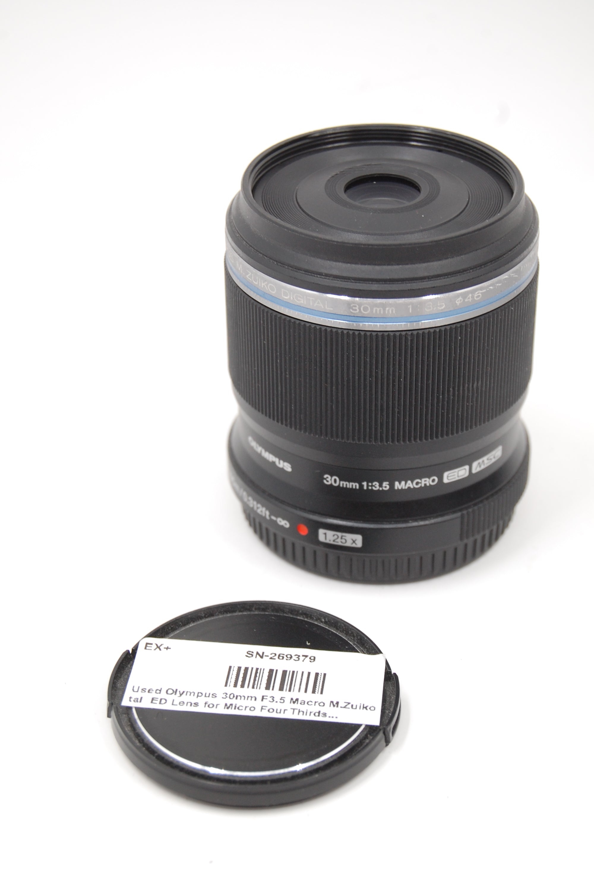 Used Olympus 30mm F3.5 Macro M.Zuiko Digital ED Lens for Micro Four Thirds (Black)