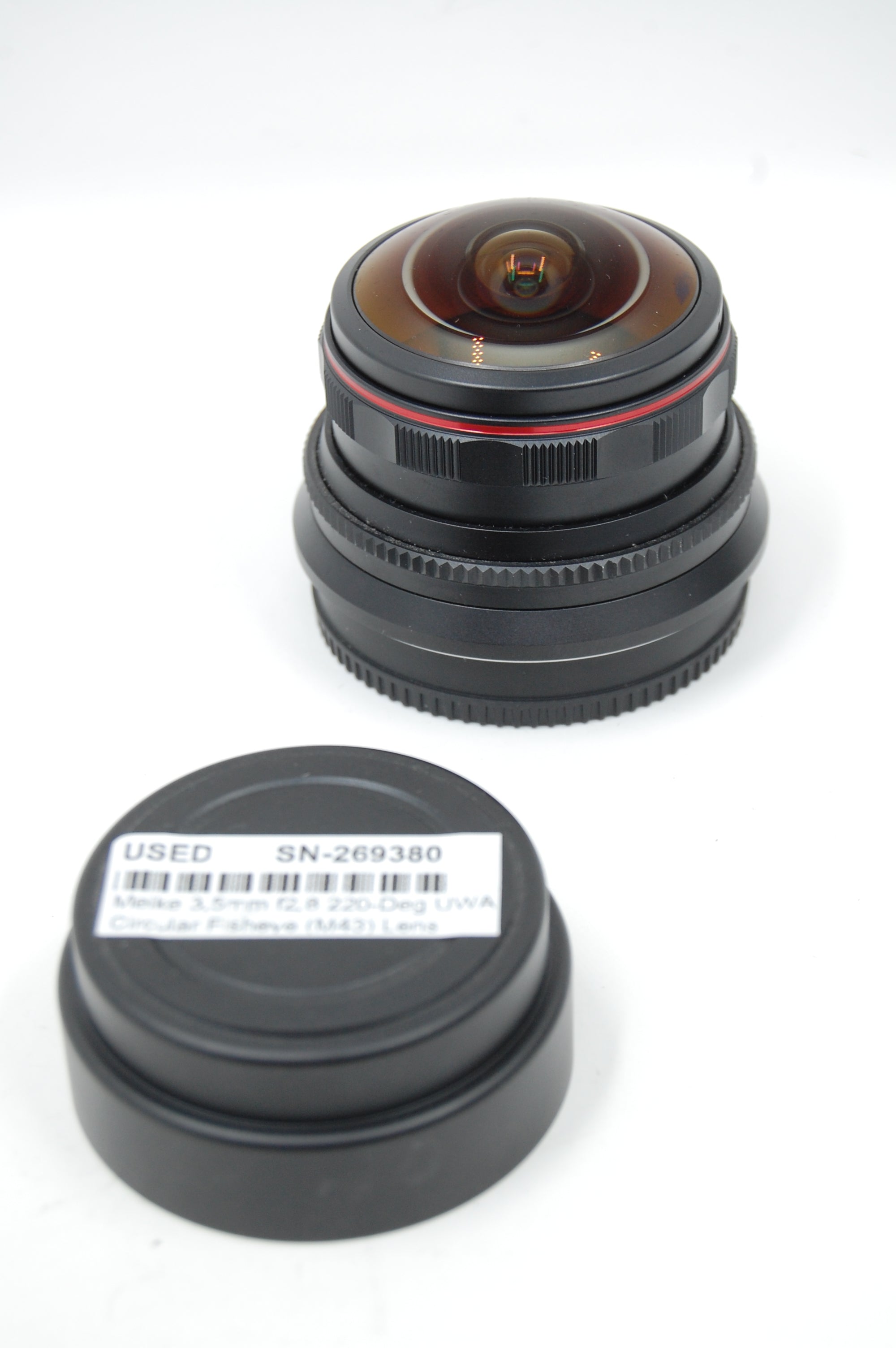 Meike 3.5mm f2.8 220-Deg UWA MF Circular Fisheye (M43) Lens