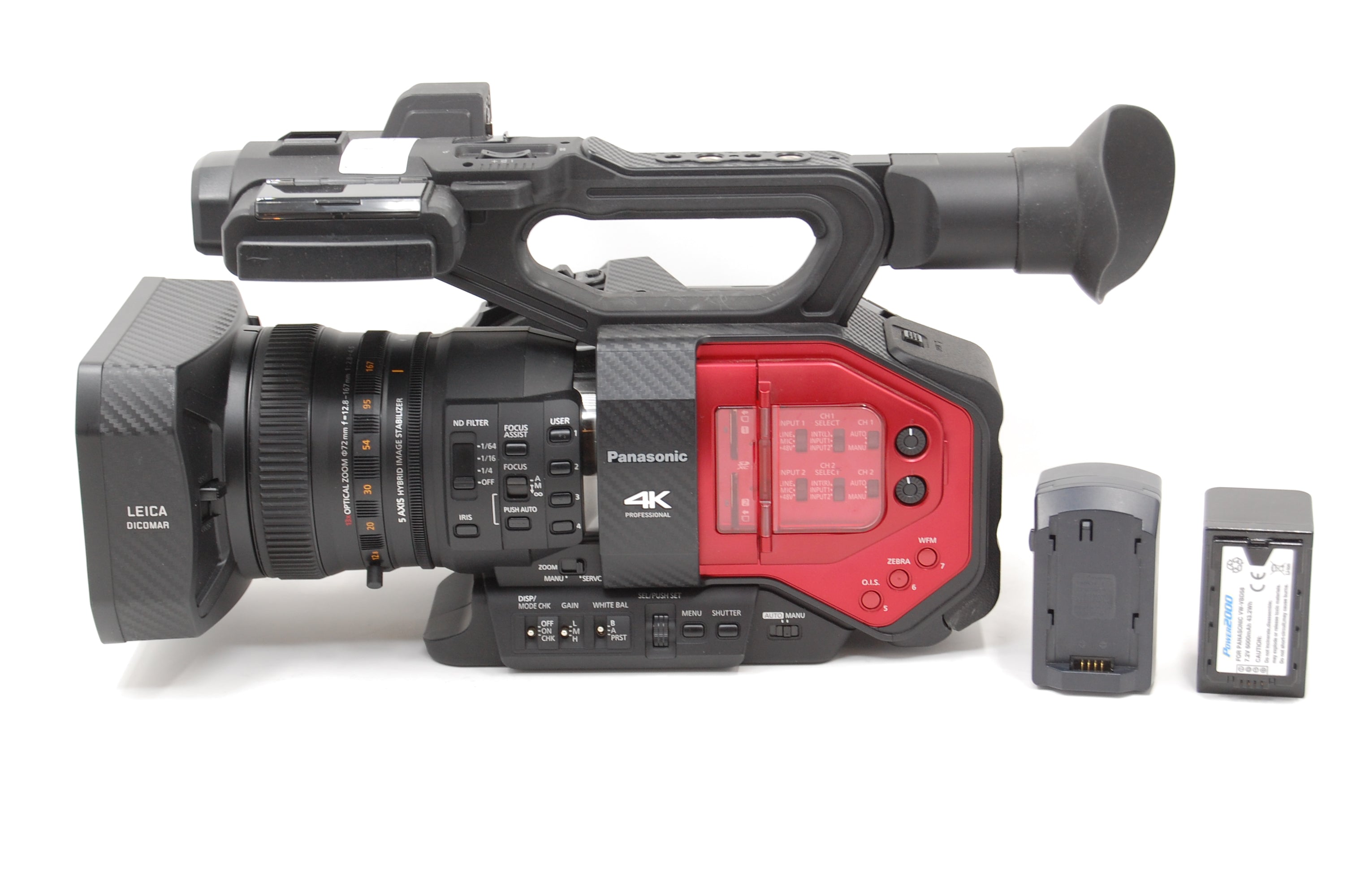 USED Panasonic AG-DVX200 4K Camcorder with Four Thirds Sensor and Integrated Zoom Lens