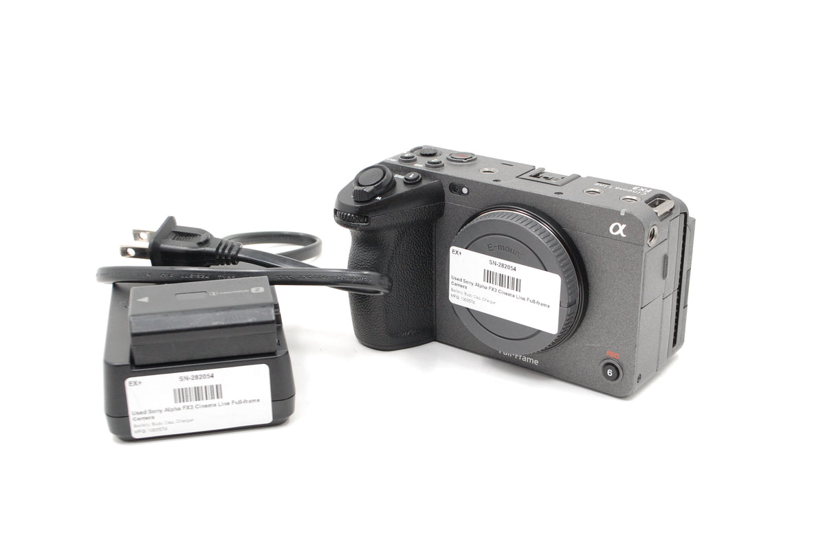 Used Sony Alpha FX3 Cinema Line Full-frame Camera