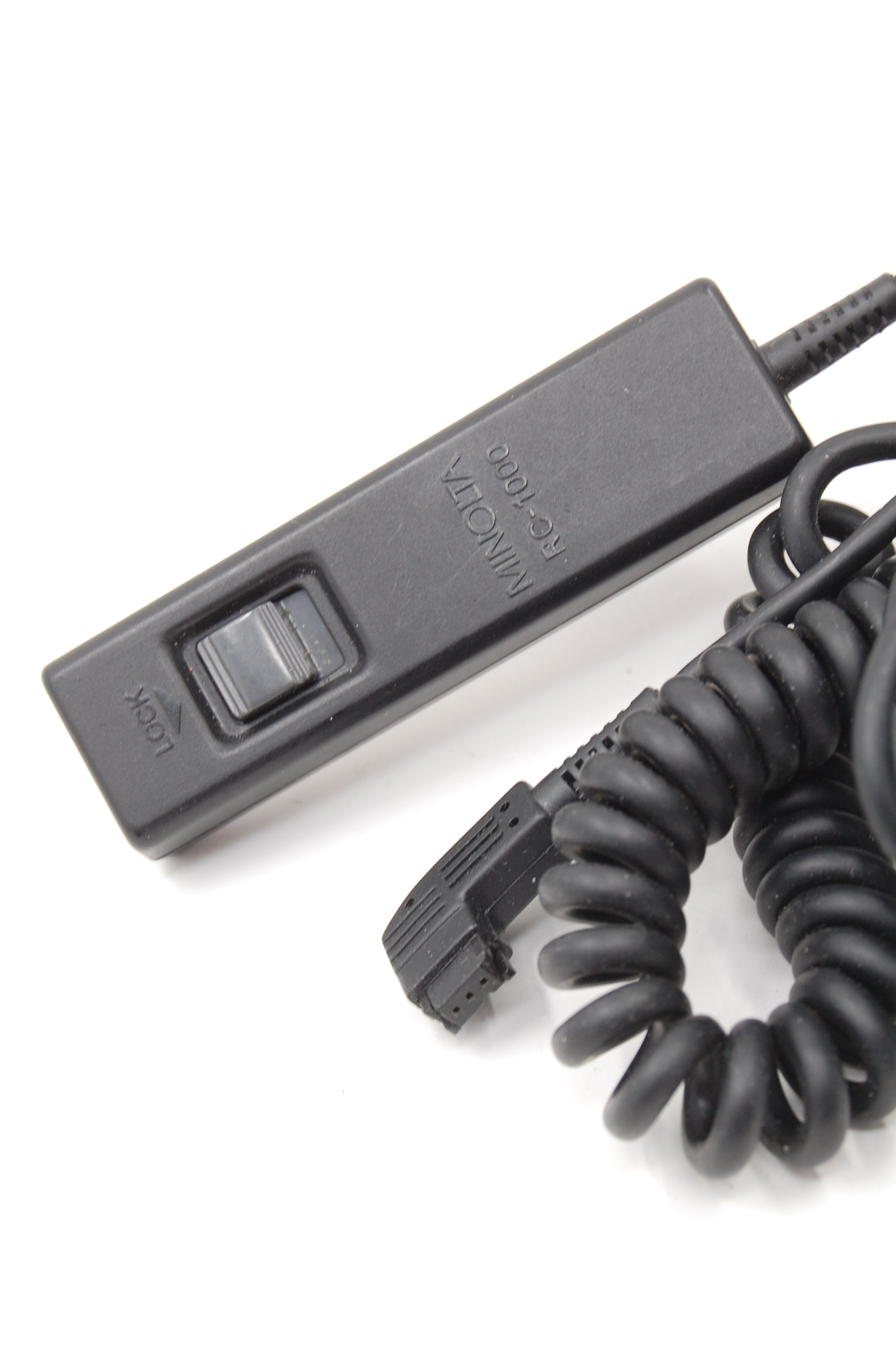 Used Minolta Maxxum RC-1000L Remote Shutter Release Control Cord & OC-1100 Off Camera 12-36" Flash Cable w/Hotshoe