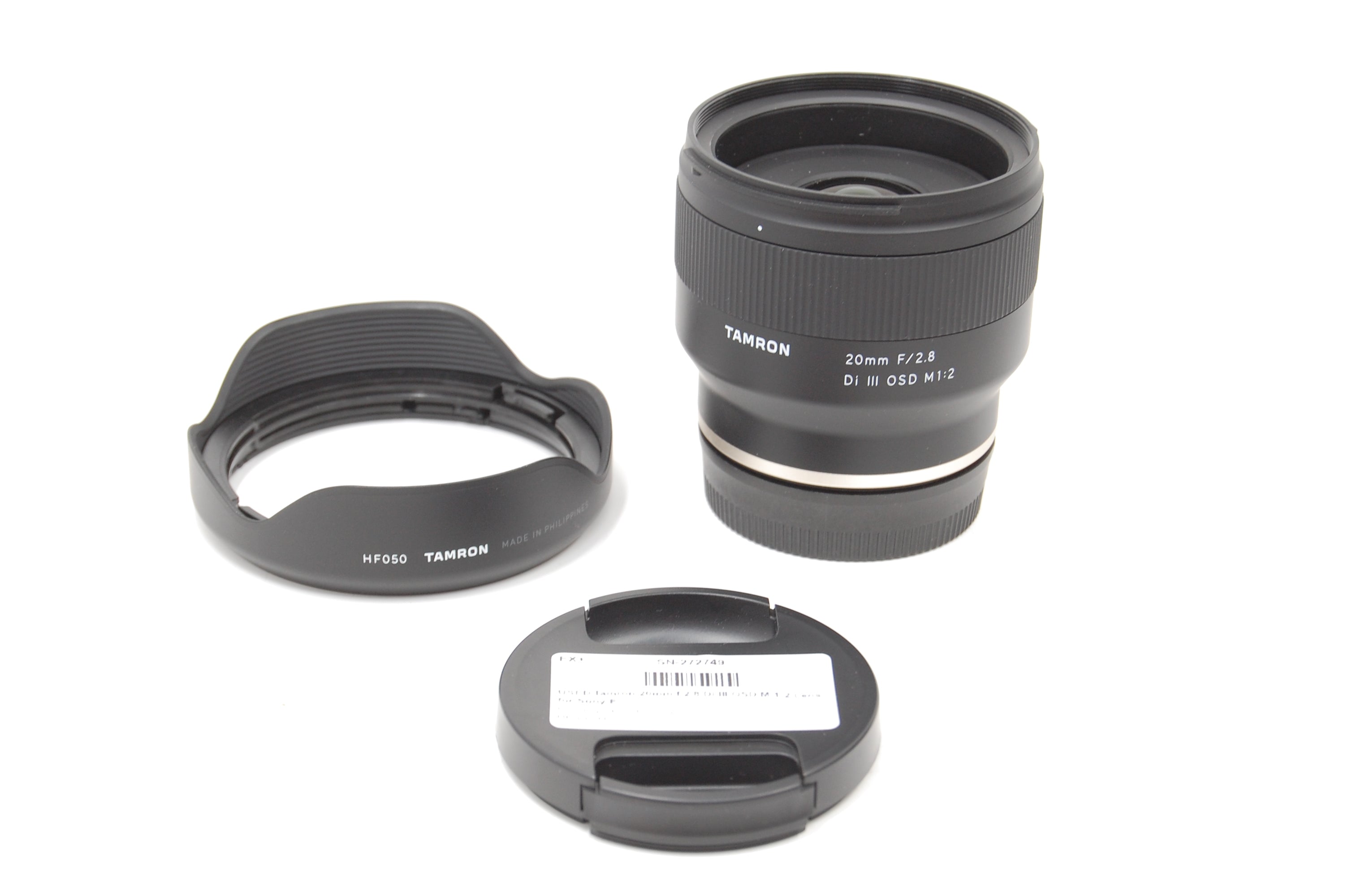 USED Tamron 20mm f/2.8 Di III OSD M 1:2 Lens for Sony E
