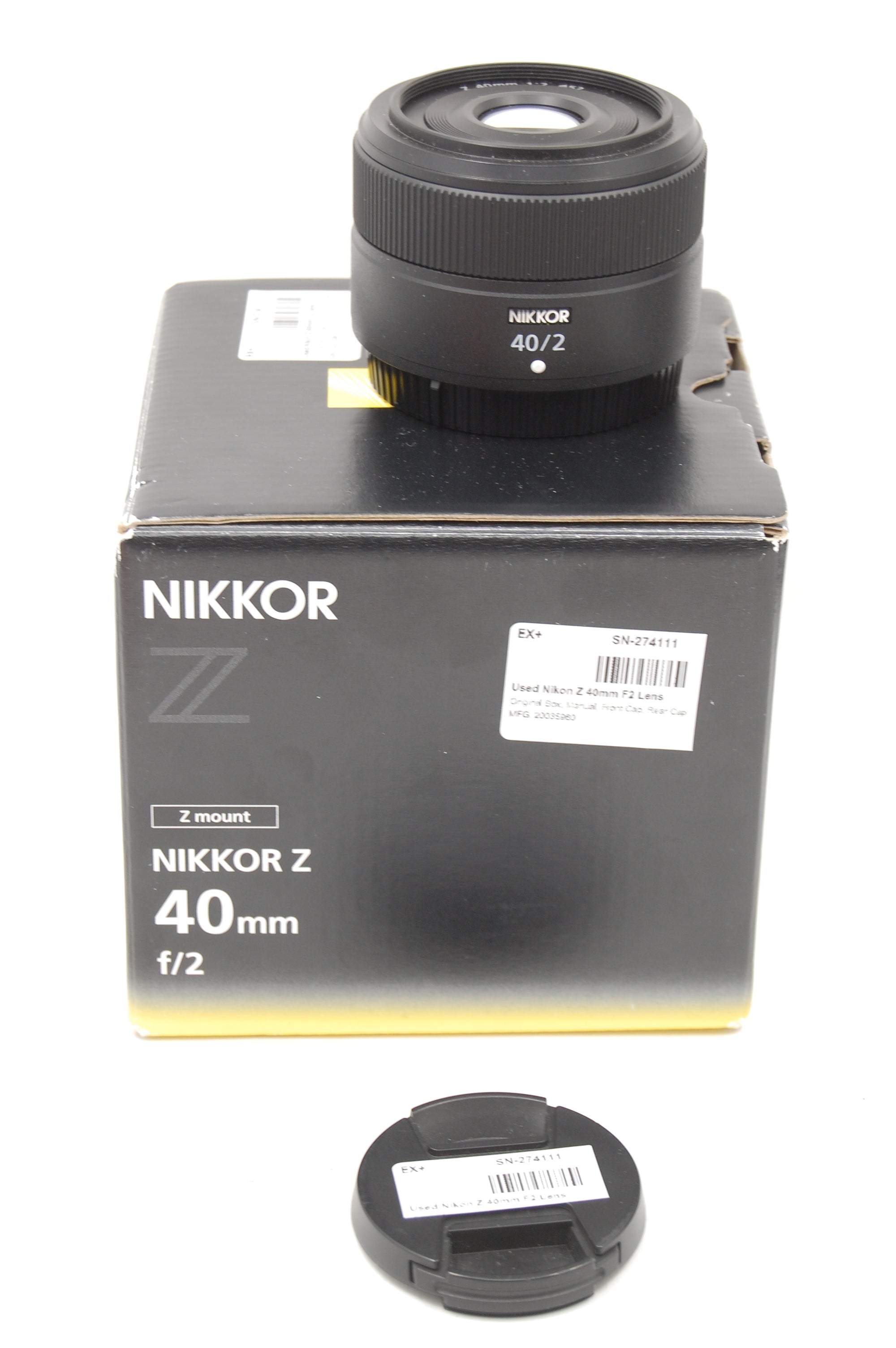 Used Nikon Z 40mm F2 Lens