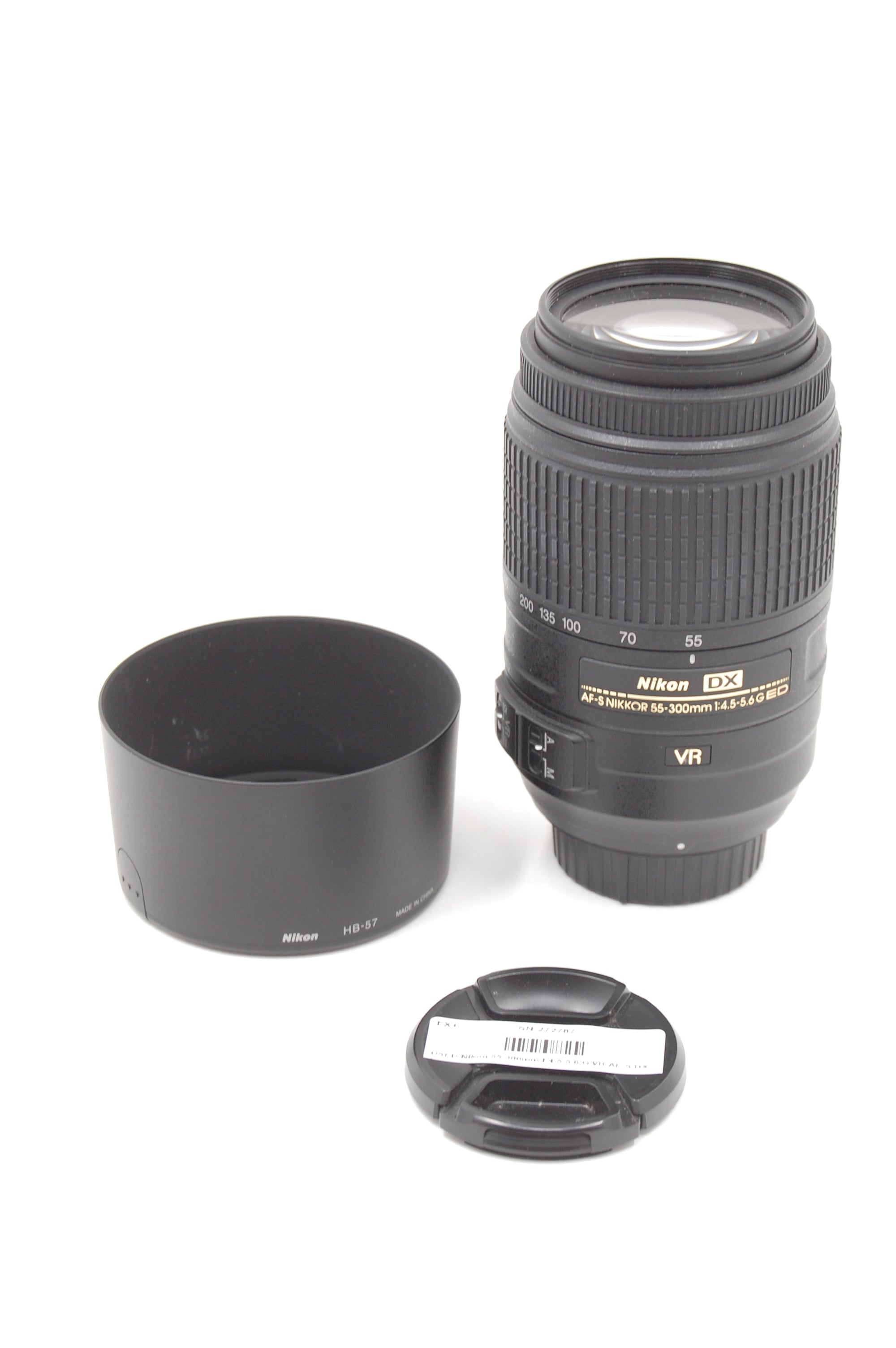 USED Nikon 55-300mm F4.5-5.6 G VR AF-S DX Lens