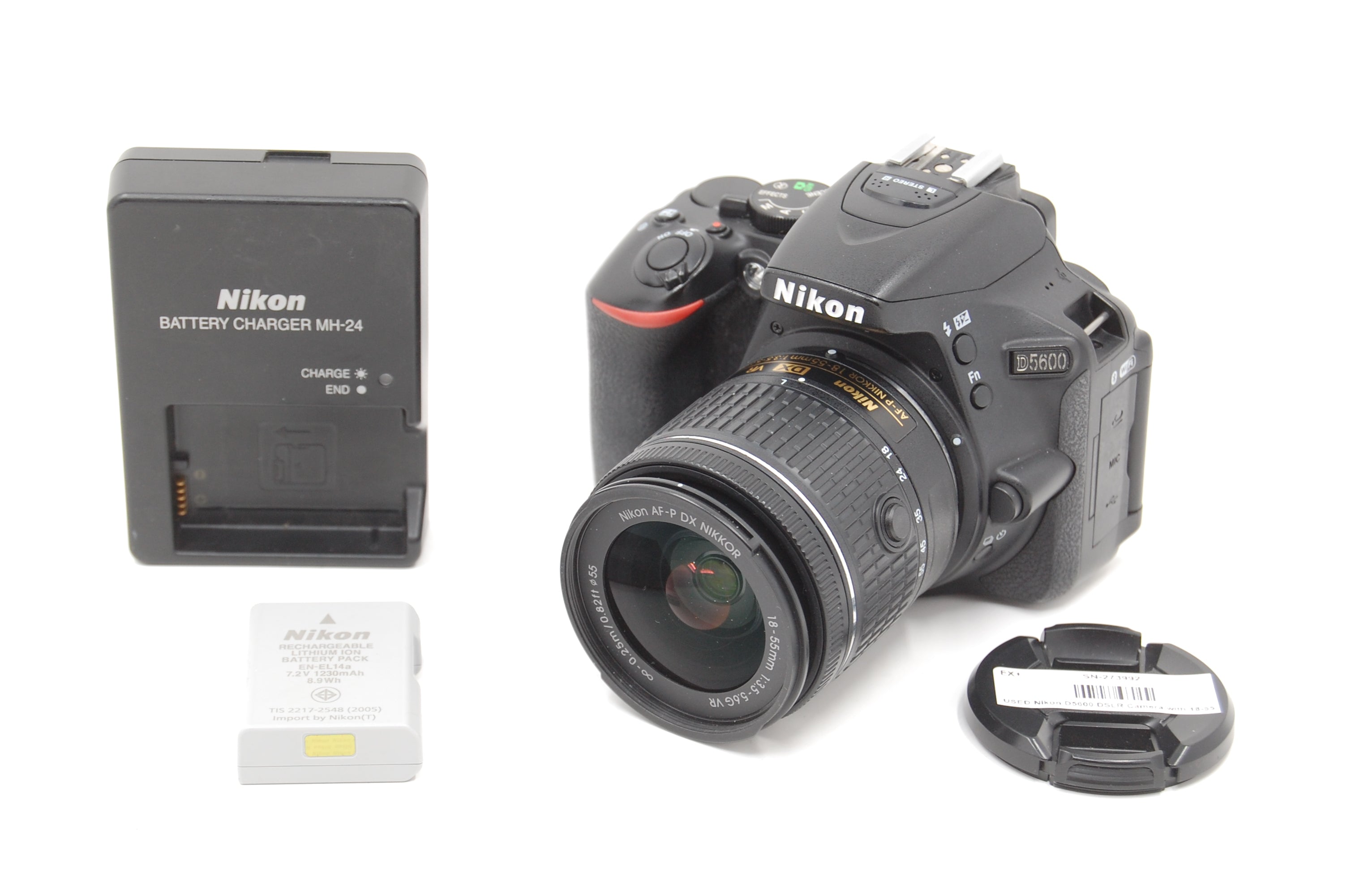 USED Nikon D5600 DSLR Camera with 18-55