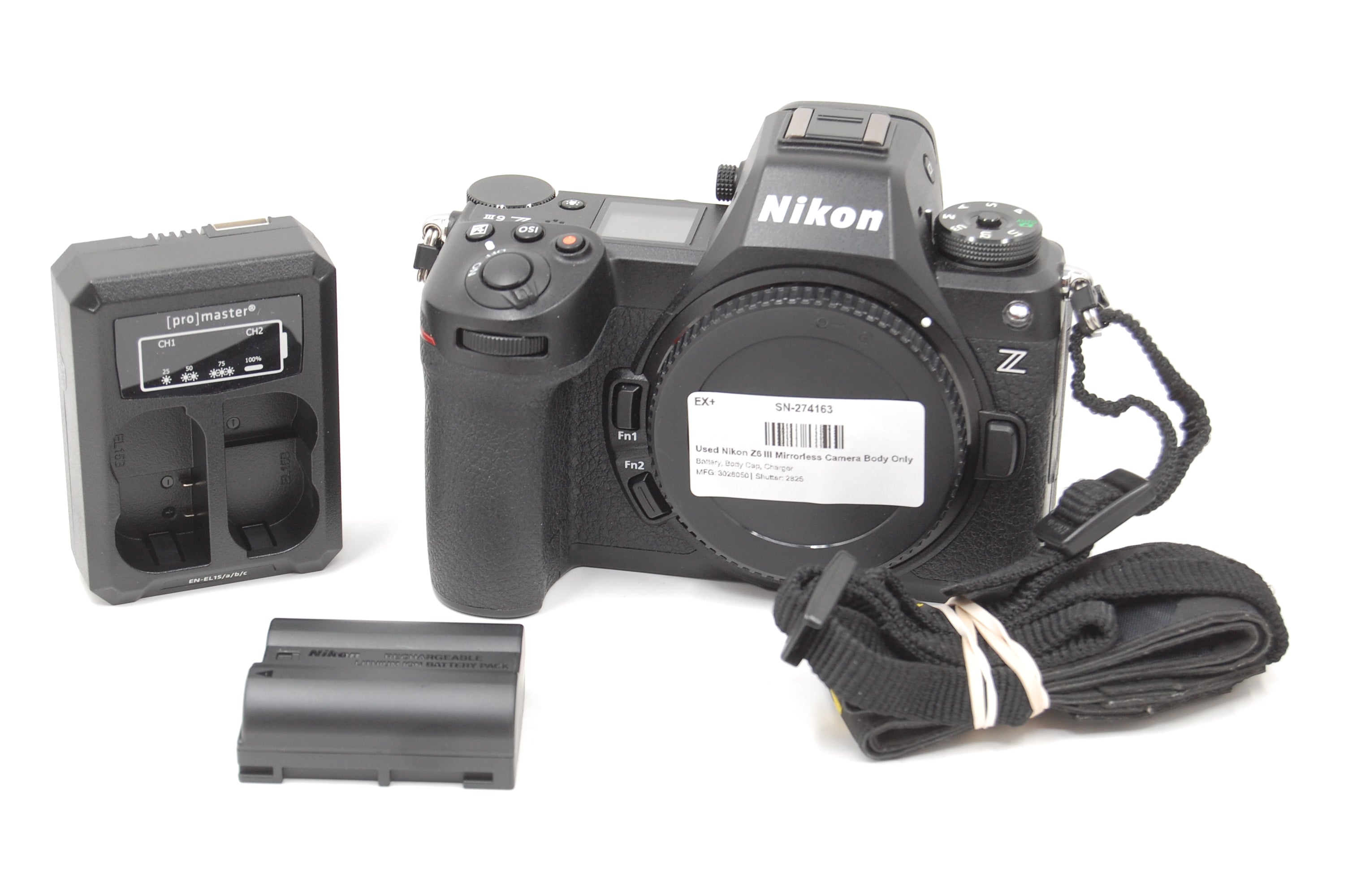 Used Nikon Z6 III Mirrorless Camera Body Only