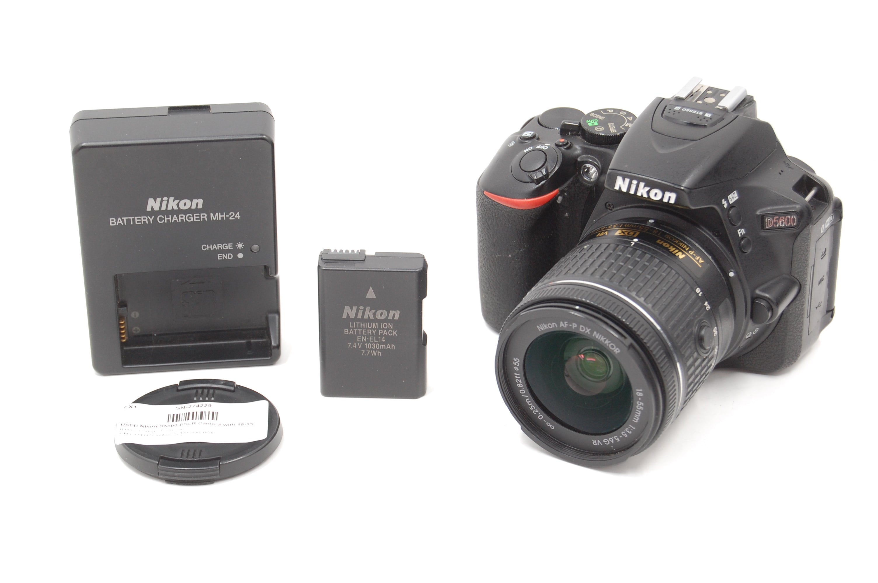 USED Nikon D5600 DSLR Camera with 18-55