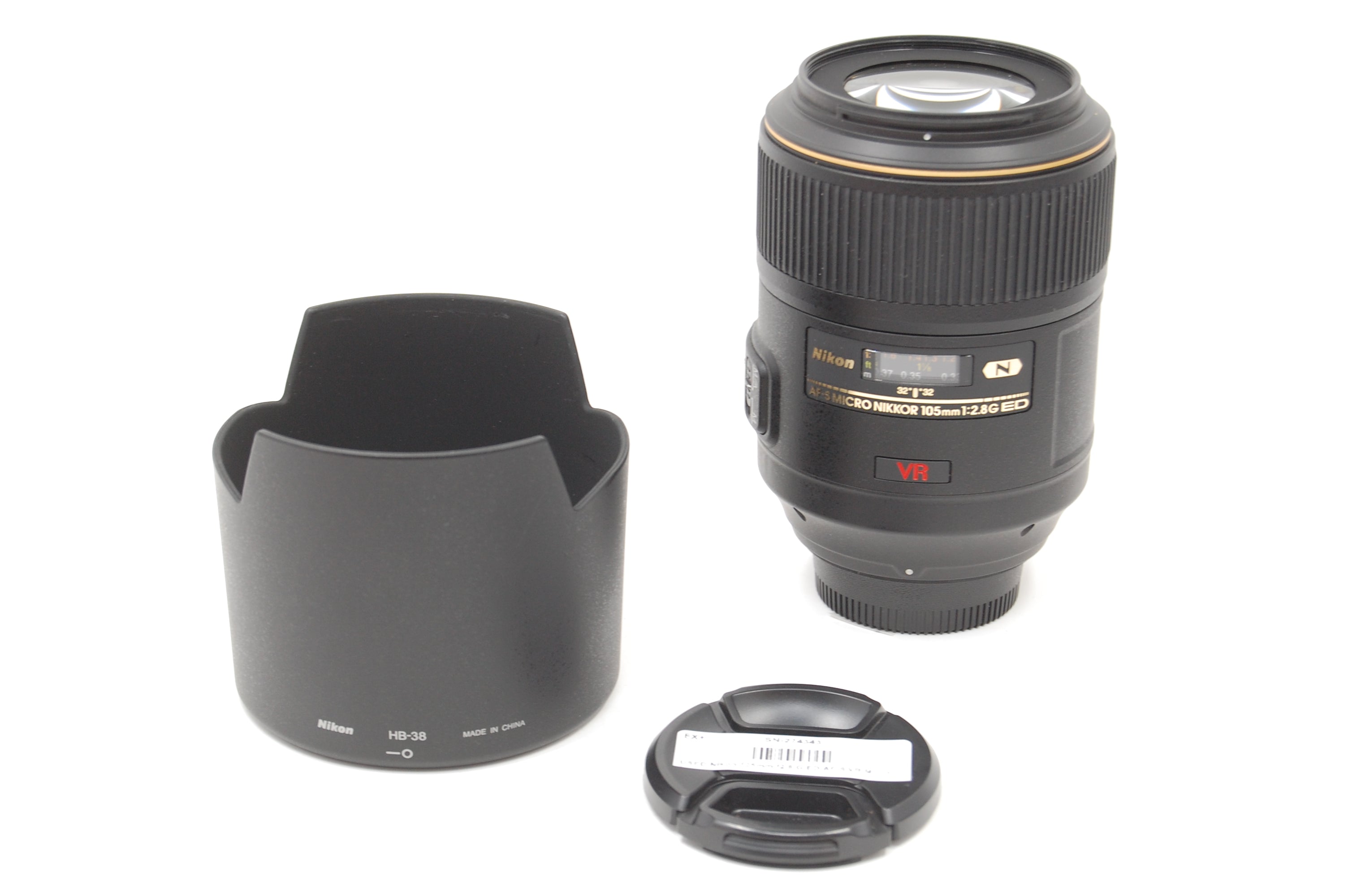 USED Nikon 105mm f2.8 G ED AF-S VR Micro Lens