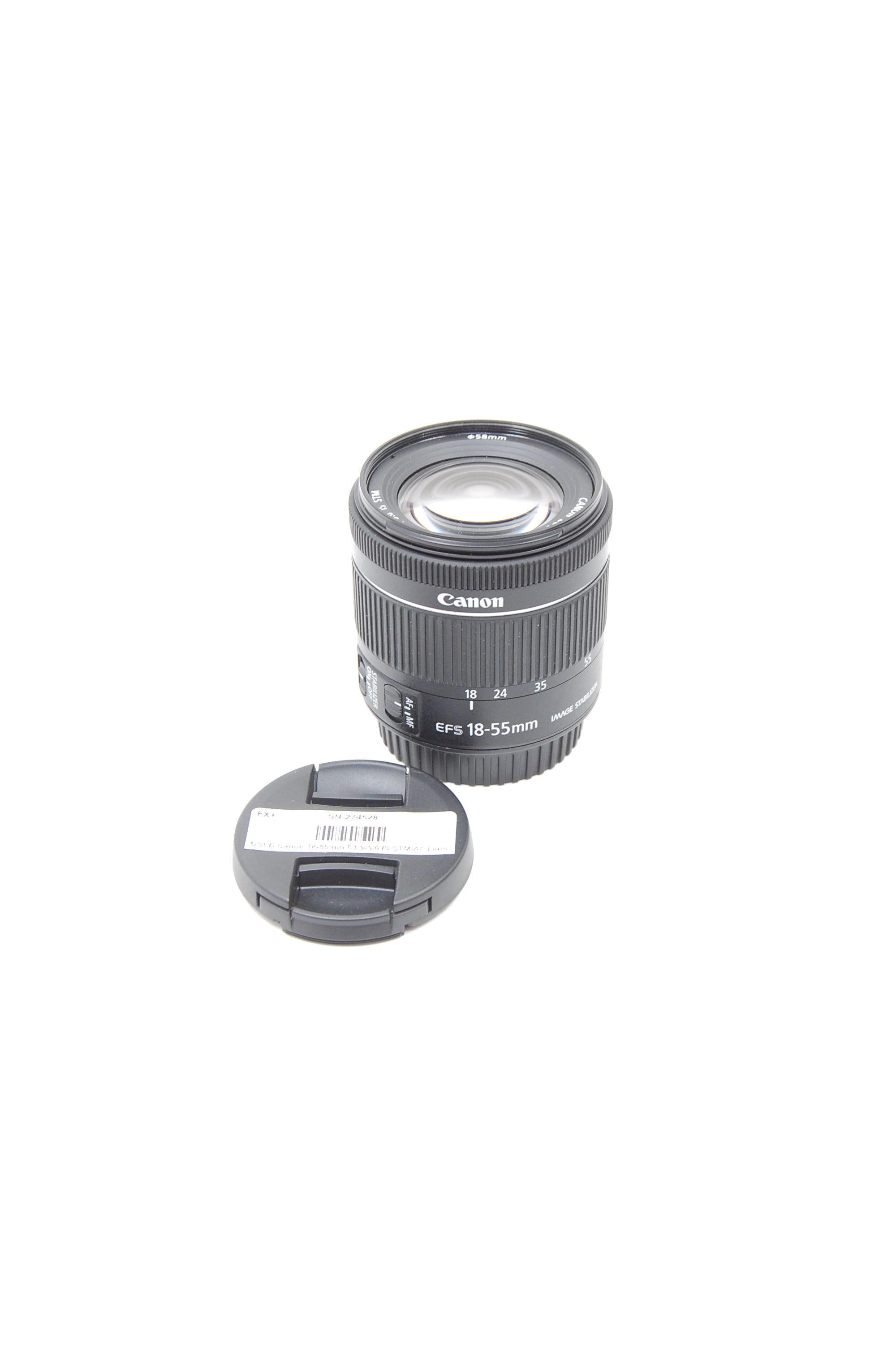 USED Canon 18-55mm F3.5-5.6 IS STM AF Lens