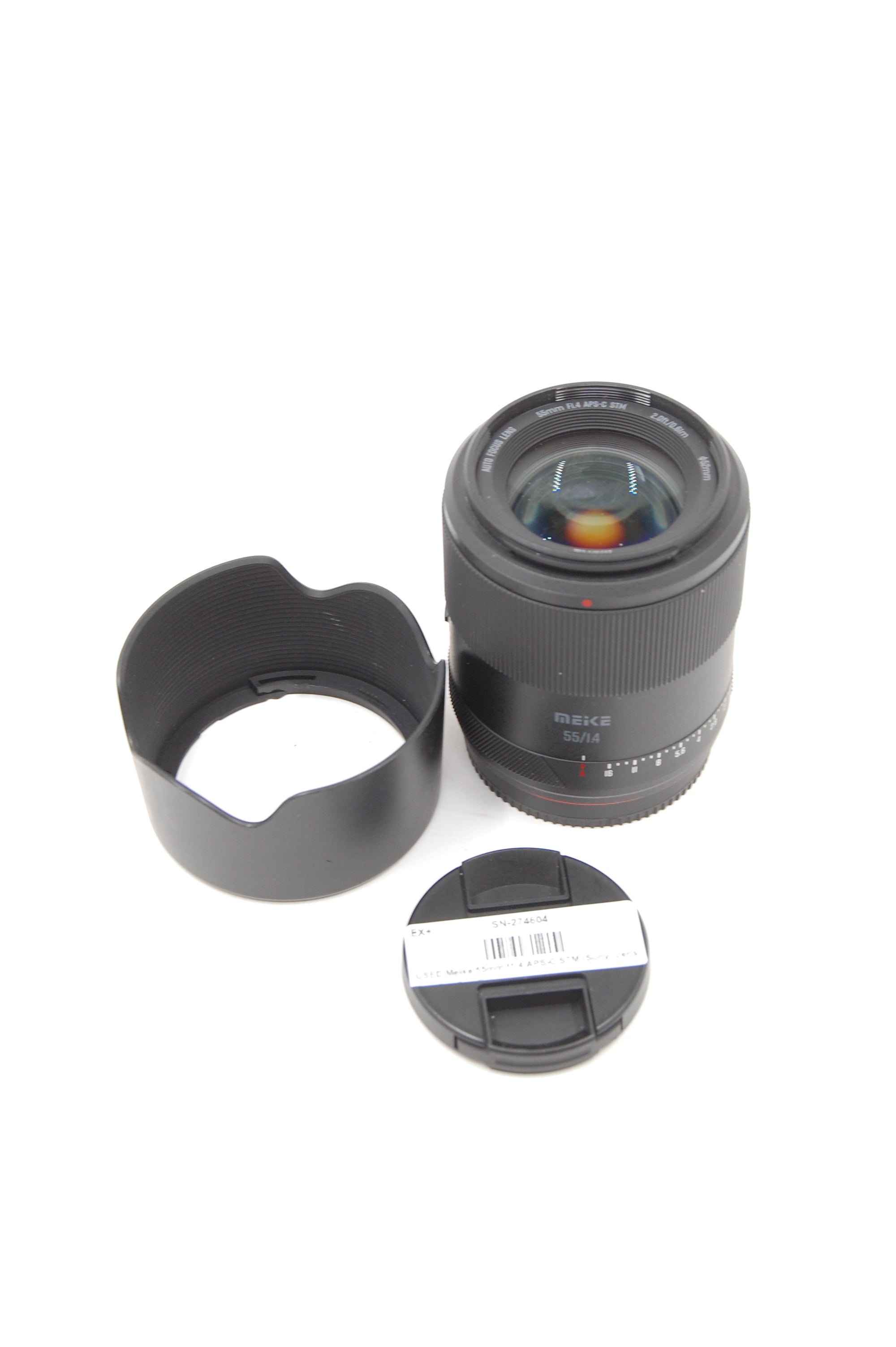 USED Meike 55mm f1.4 APS-C STM (Sony) Lens
