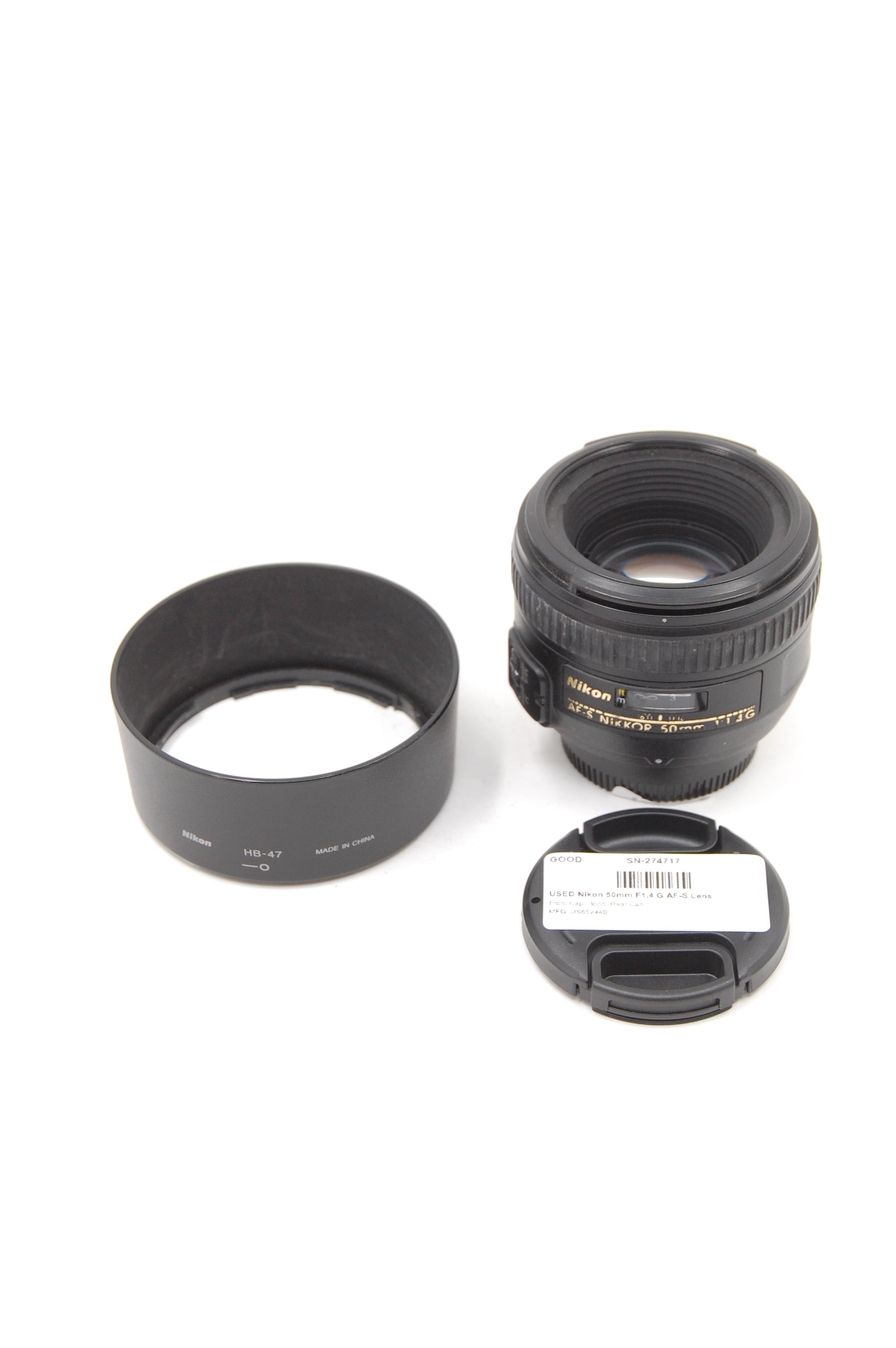 USED Nikon 50mm F1.4 G AF-S Lens