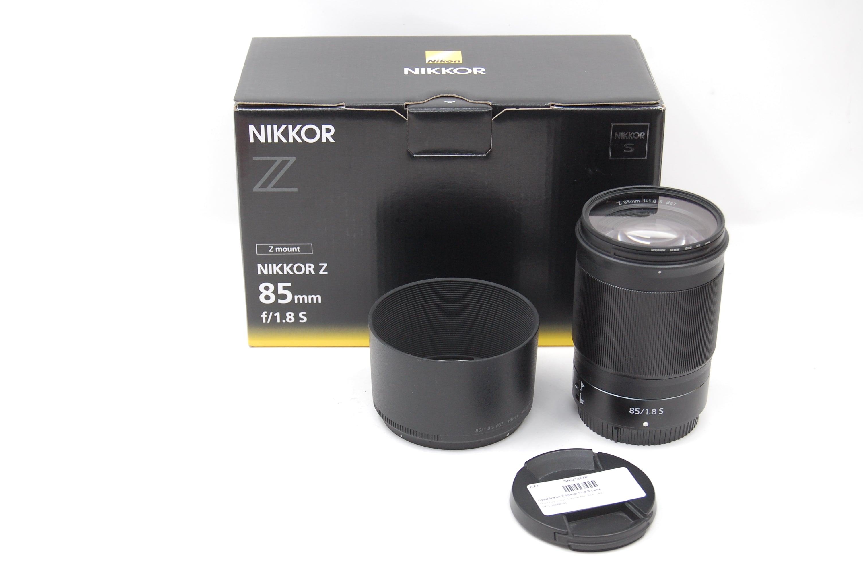 Used Nikon Z 85mm F1.8 S Lens