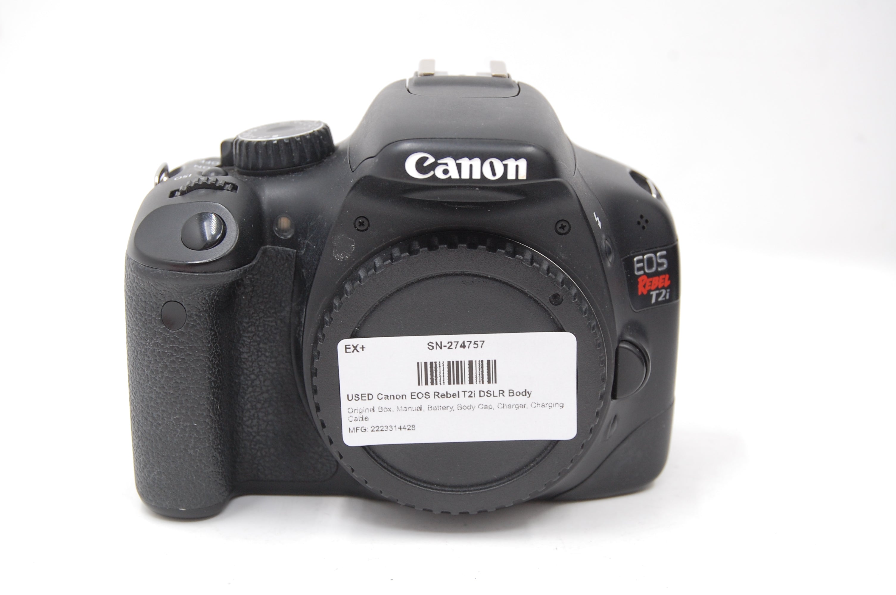 USED Canon EOS Rebel T2i DSLR Body