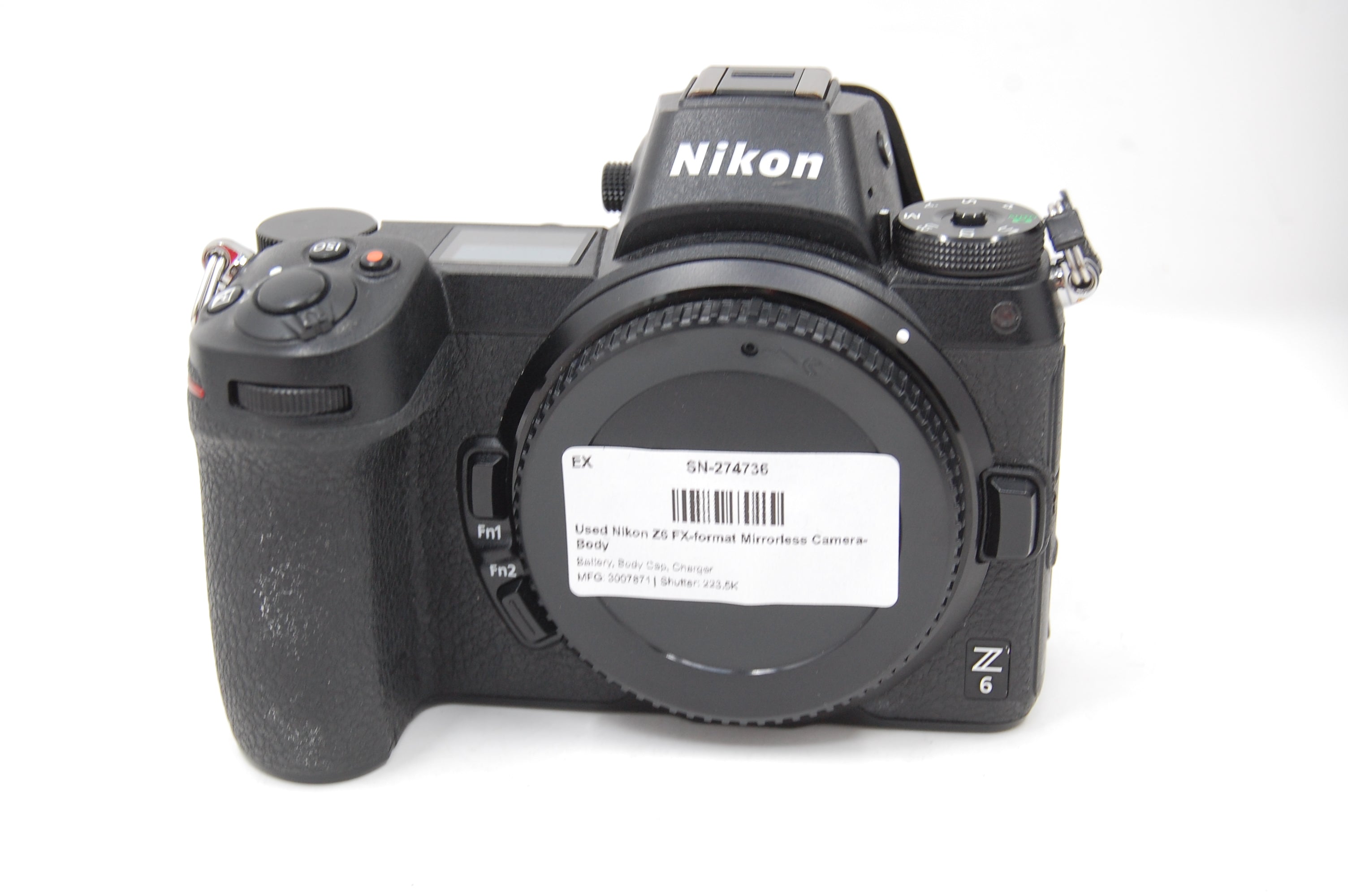 Used Nikon Z6 FX-format Mirrorless Camera Body