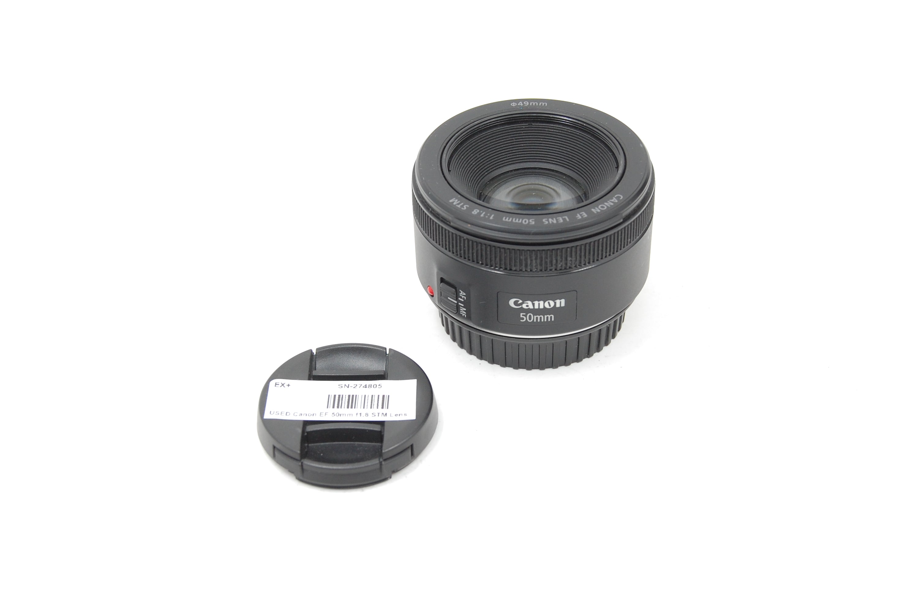 USED Canon EF 50mm f1.8 STM Lens