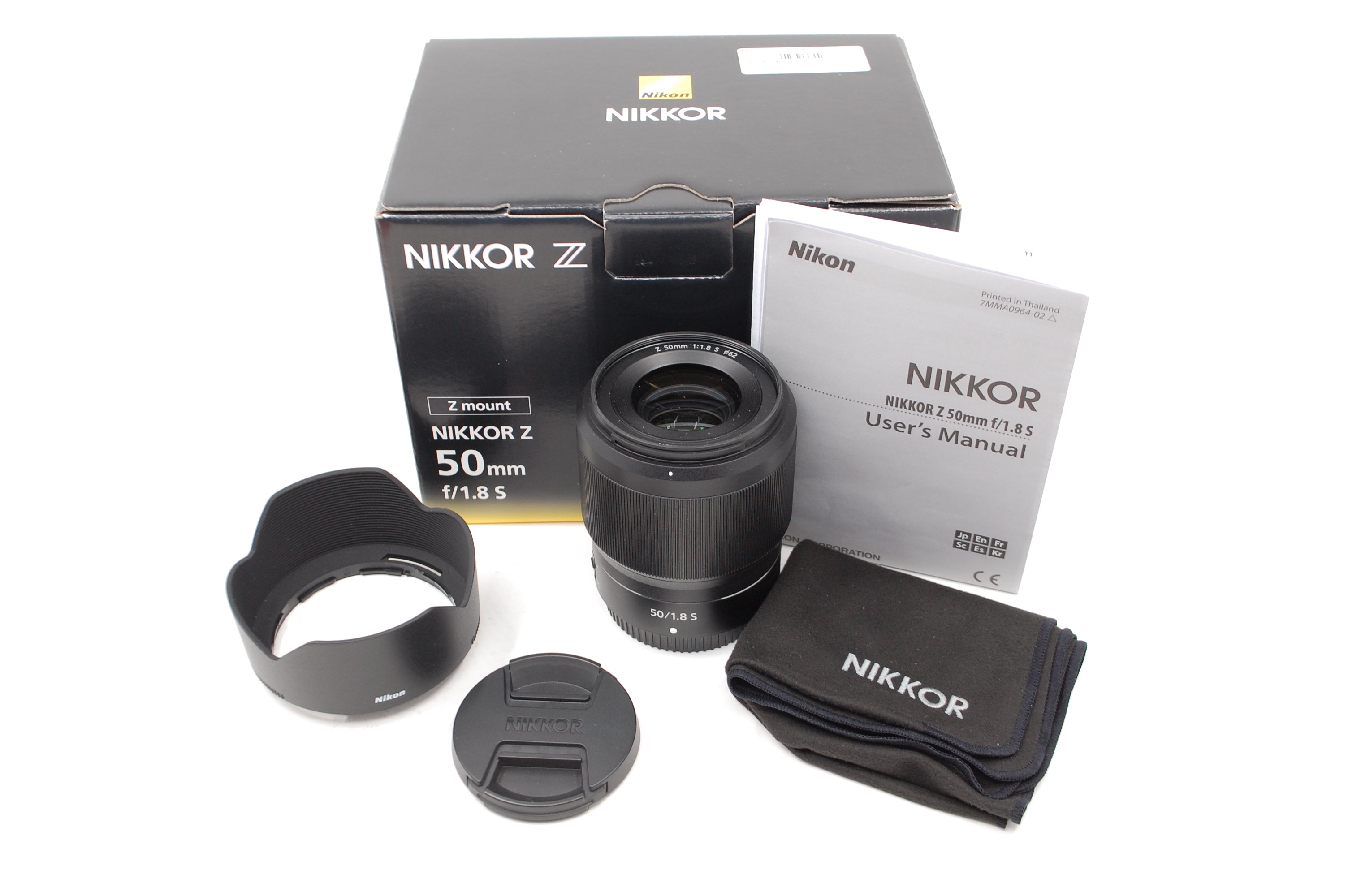 Used Nikon NIKKOR Z 50mm f1.8 S Lens