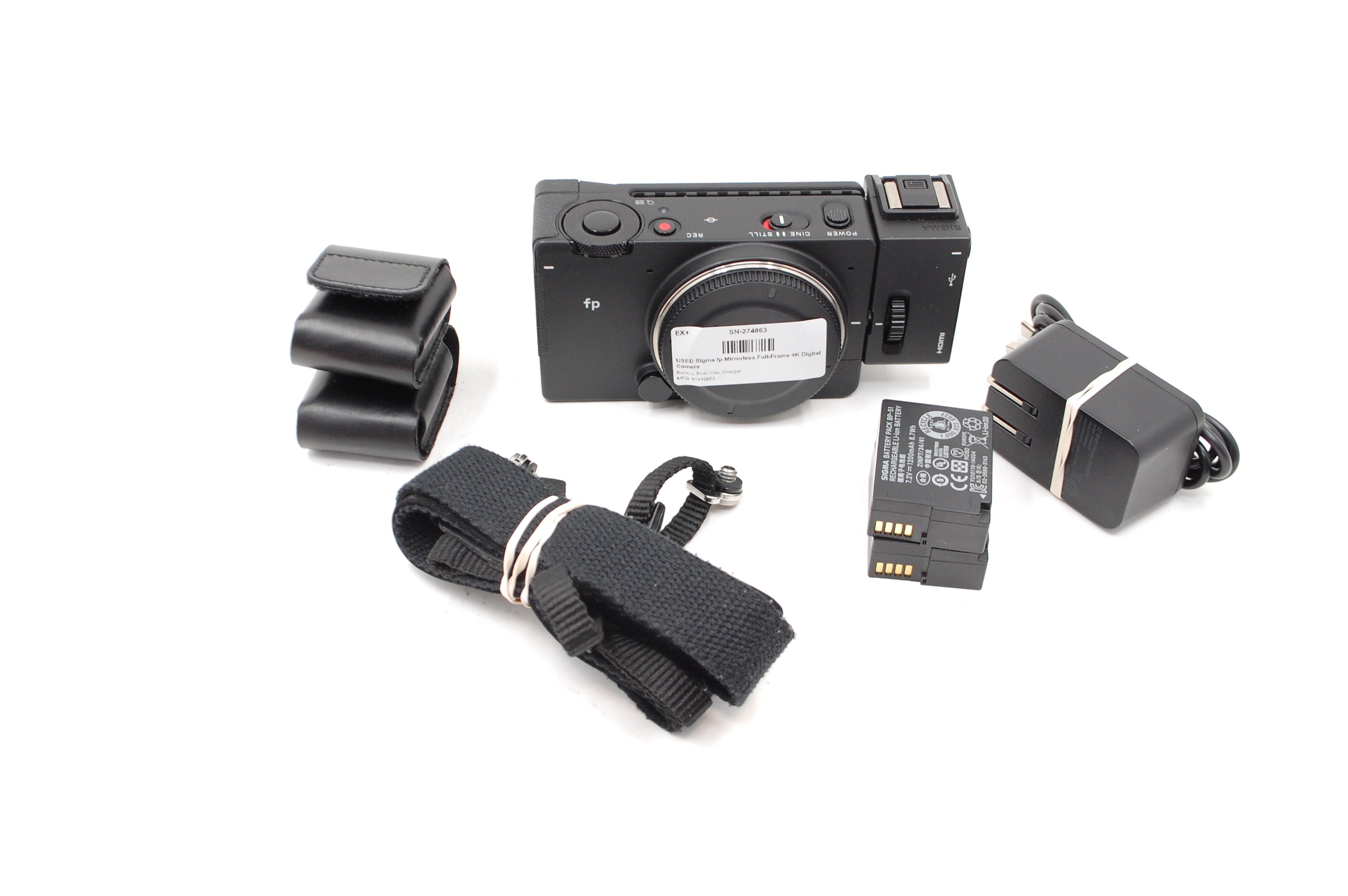 USED Sigma fp Mirrorless Full-Frame 4K Digital Camera