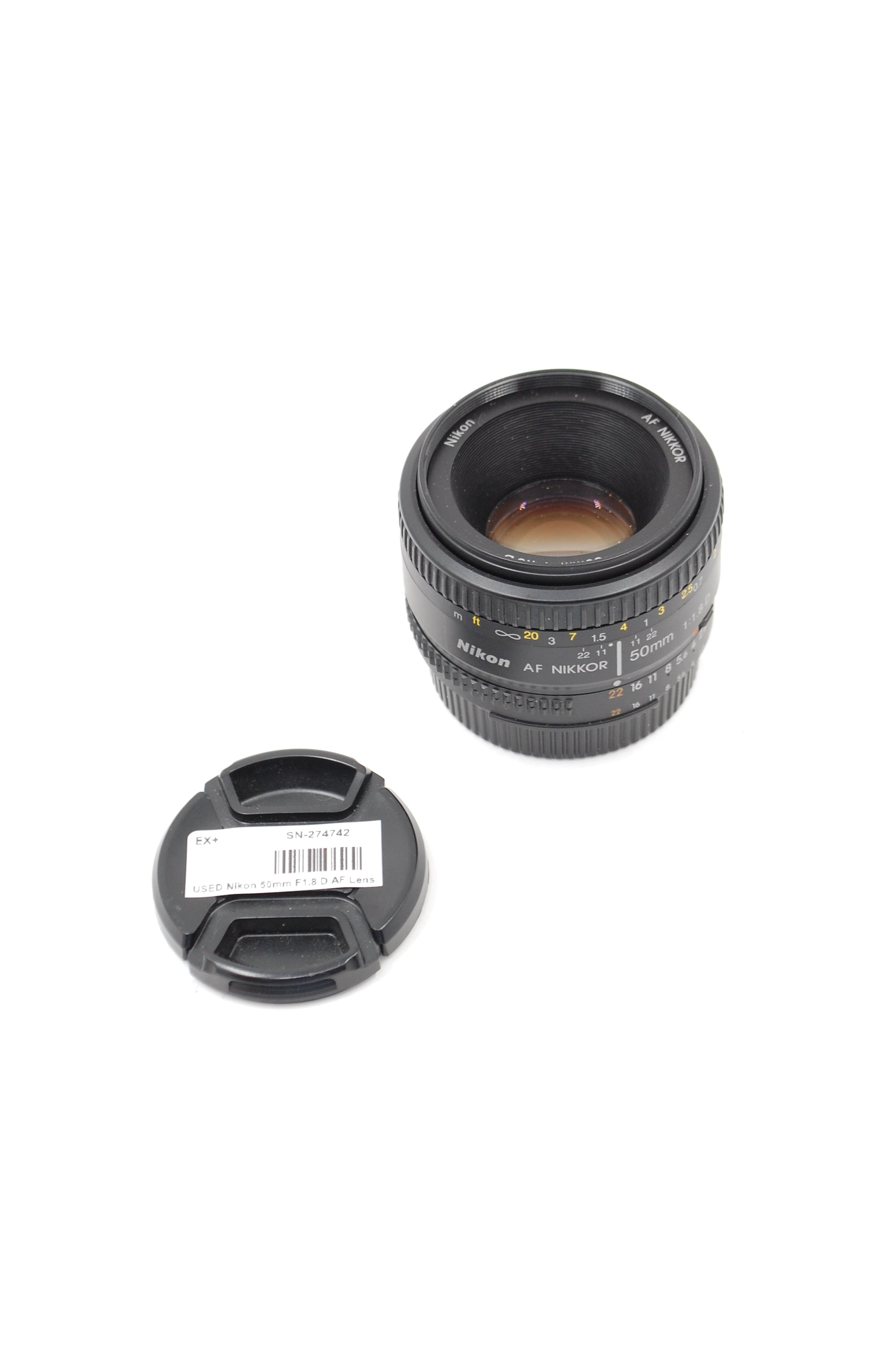 USED Nikon 50mm F1.8 D AF Lens