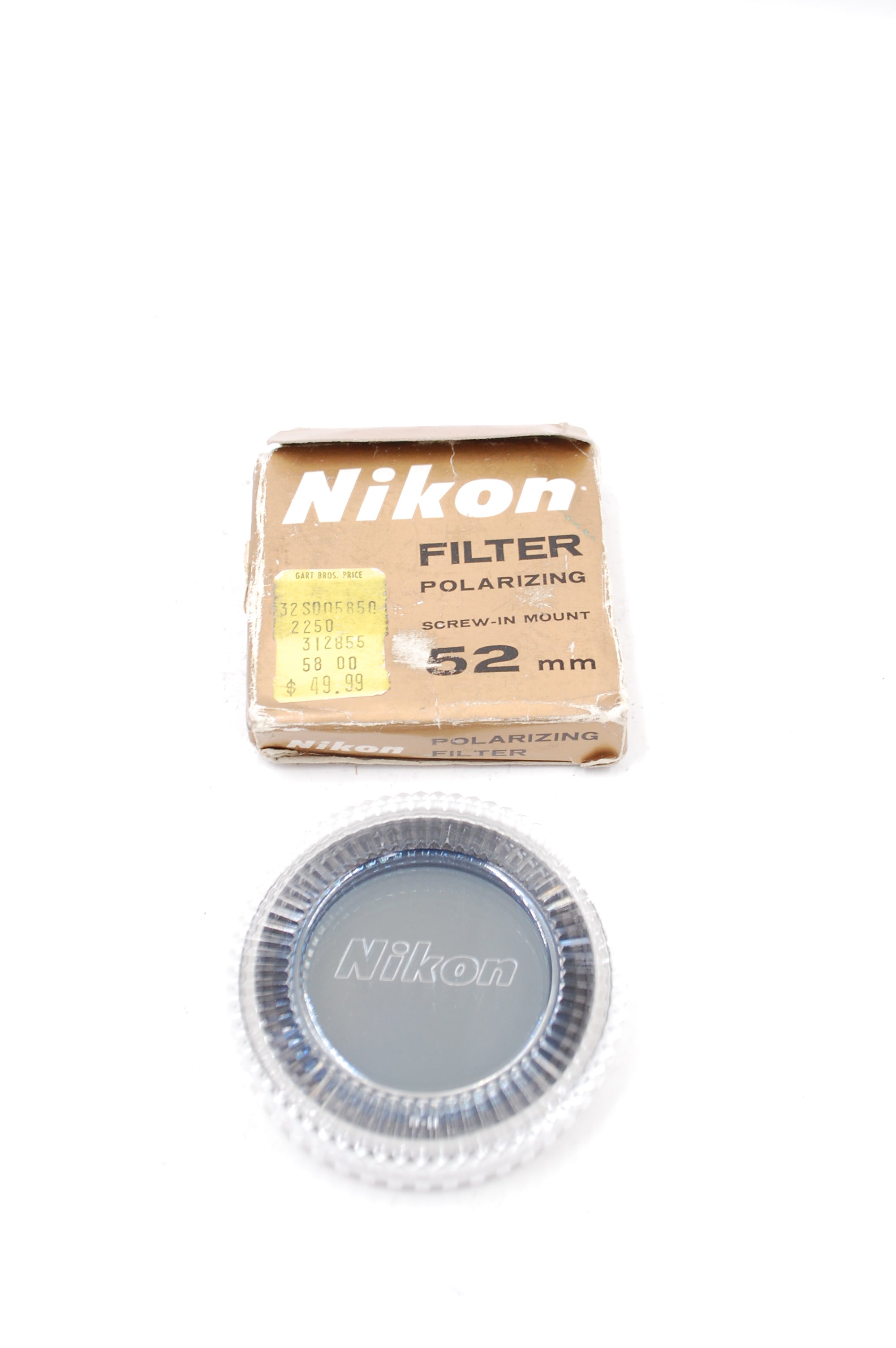 Used Nikon 52mm Circular Polarizing Filter Screw In Mount