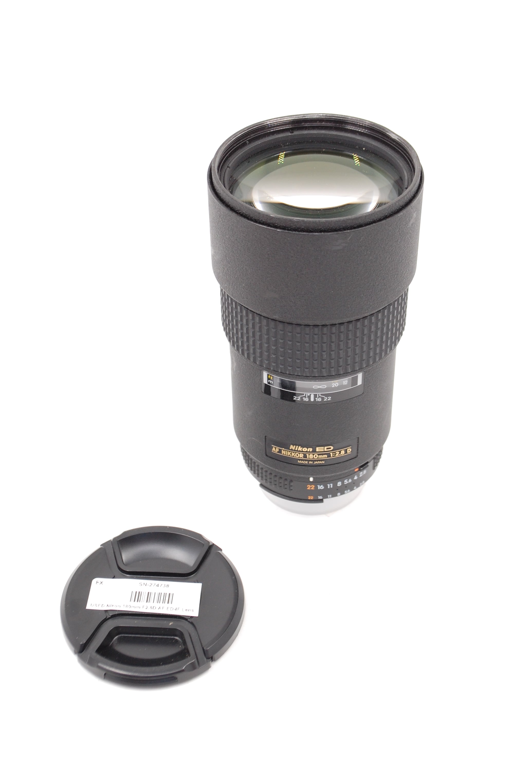 USED Nikon 180mm F2.8D AF ED-IF Lens