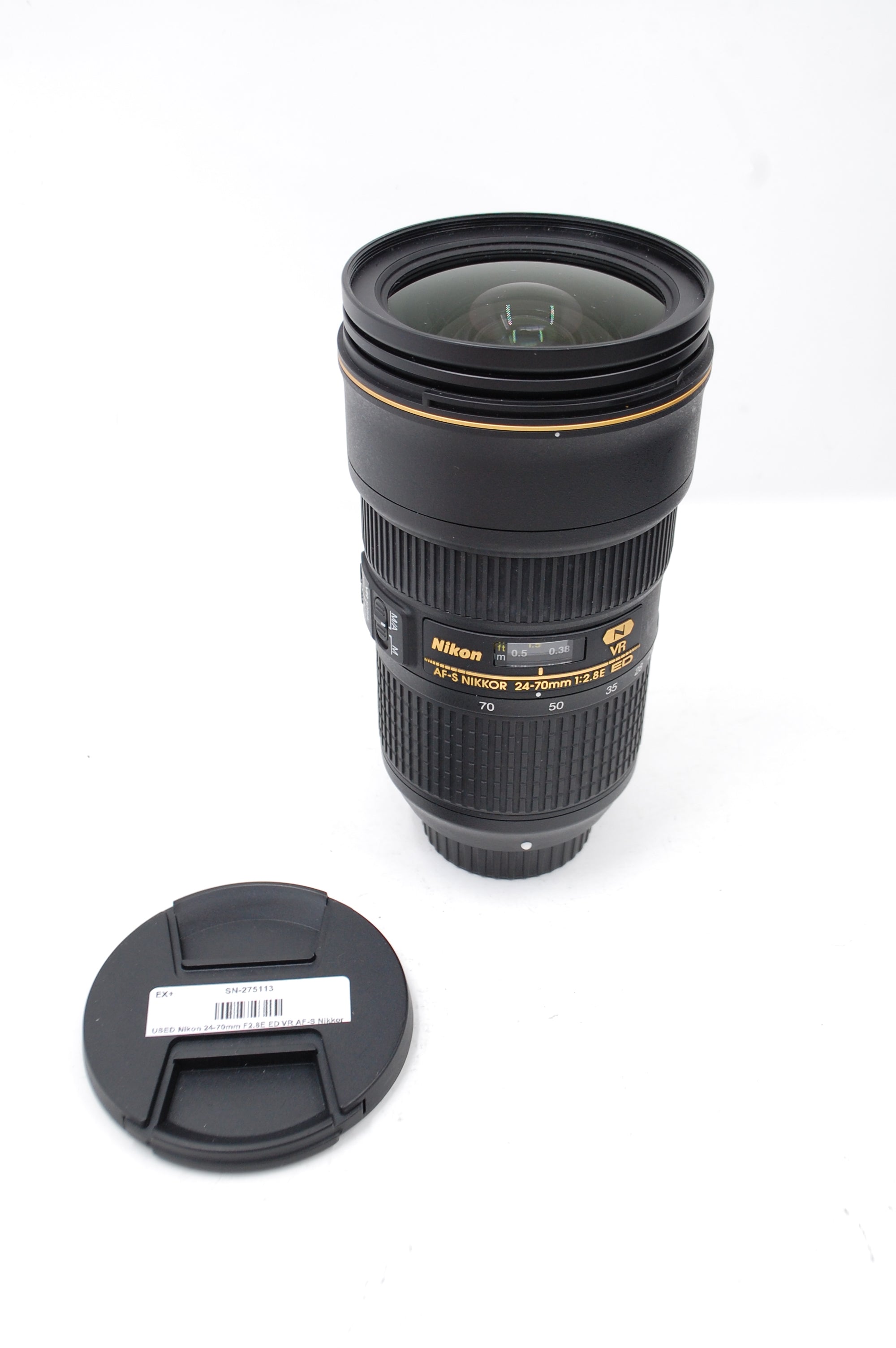 USED Nikon 24-70mm F2.8E ED VR AF-S Nikkor Lens