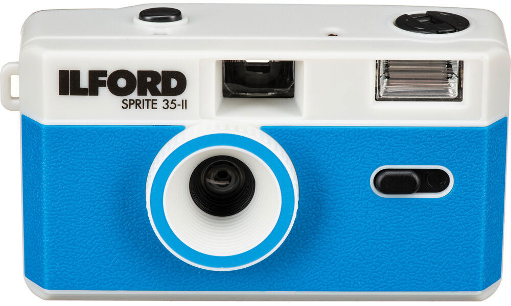 Ilford Sprite 35-II Film Camera (Silver & blue)