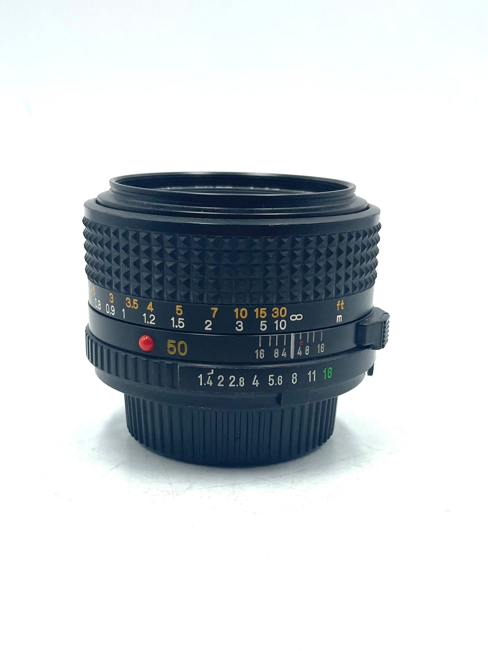 Used Minolta 50mm F1.4 MF Film Lens (Minolta MD Mount)