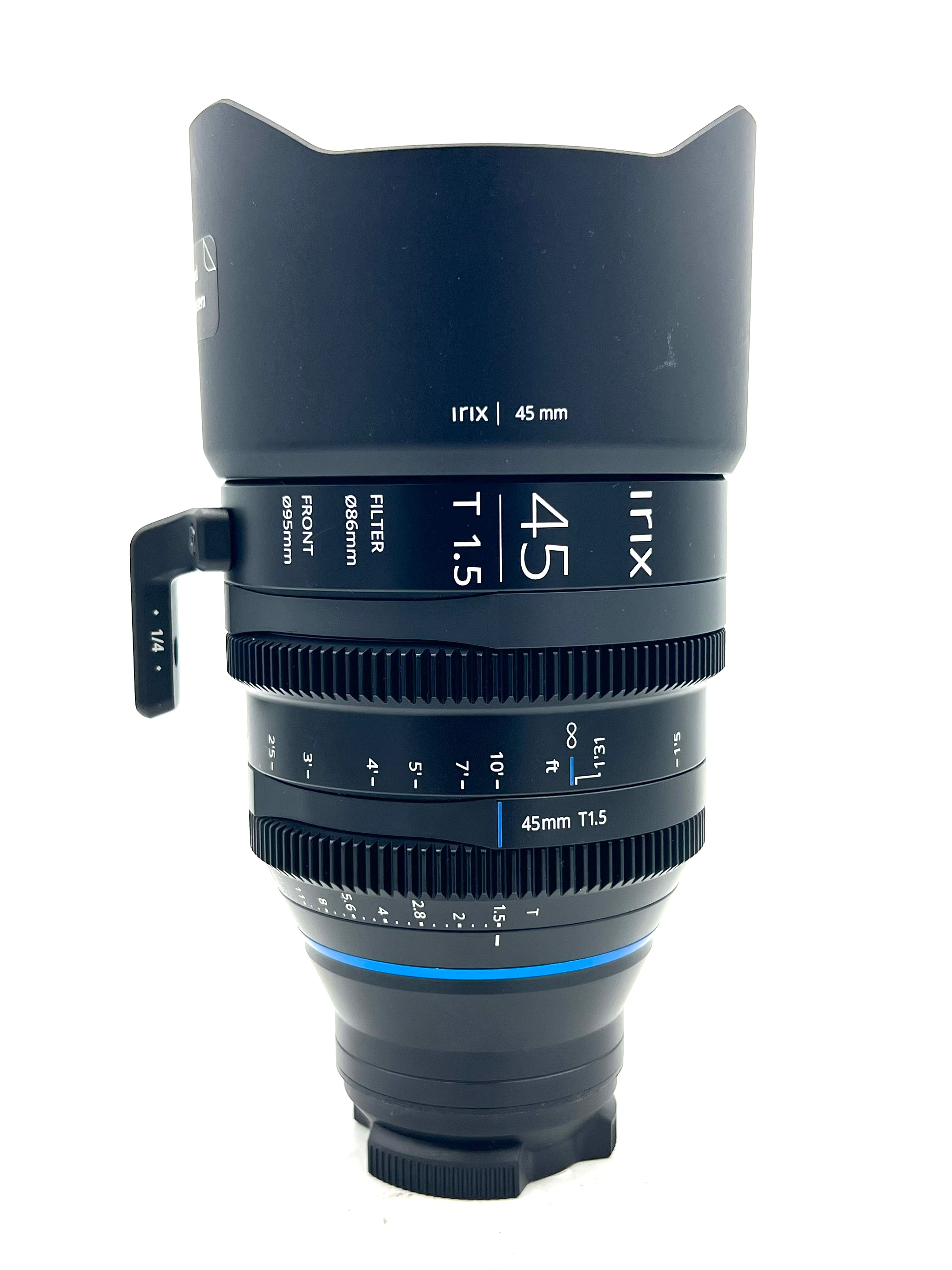 Used IRIX 45mm T1.5 Cine Lens (Fuji X, Feet)