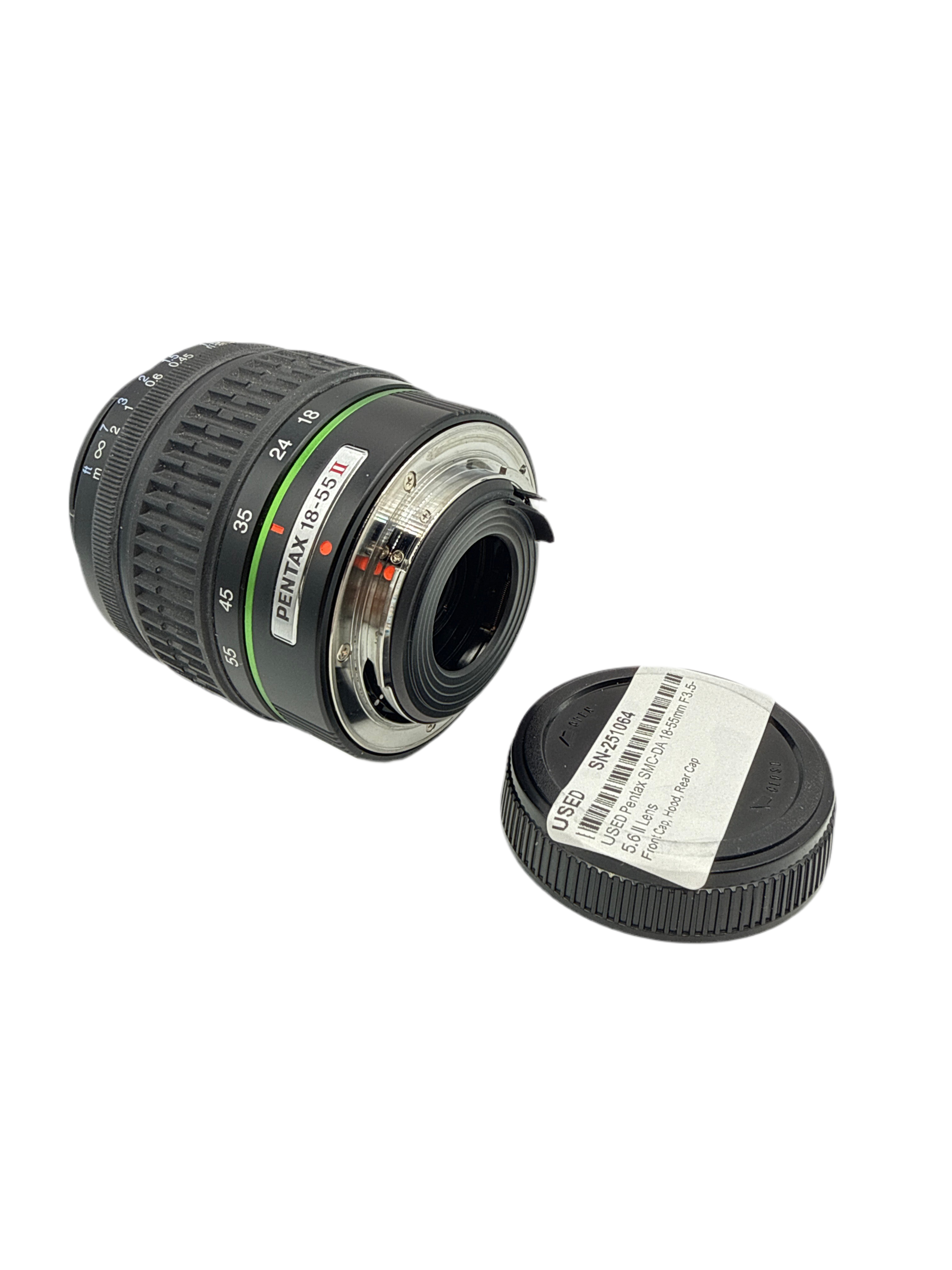 USED Pentax SMC-DA 18-55mm F3.5-5.6 II Lens