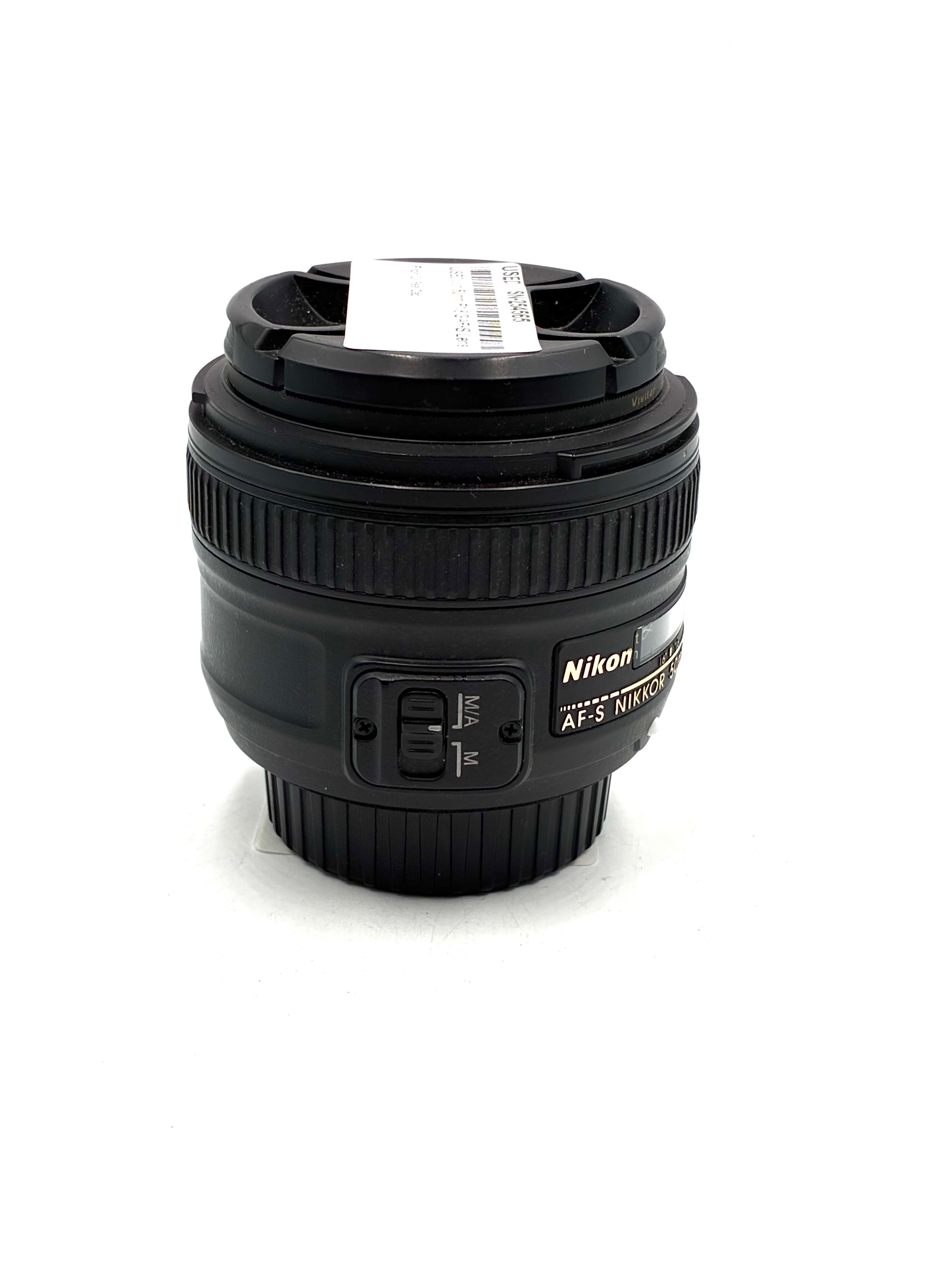 USED Nikon 50mm F1.8 G AF-S Lens